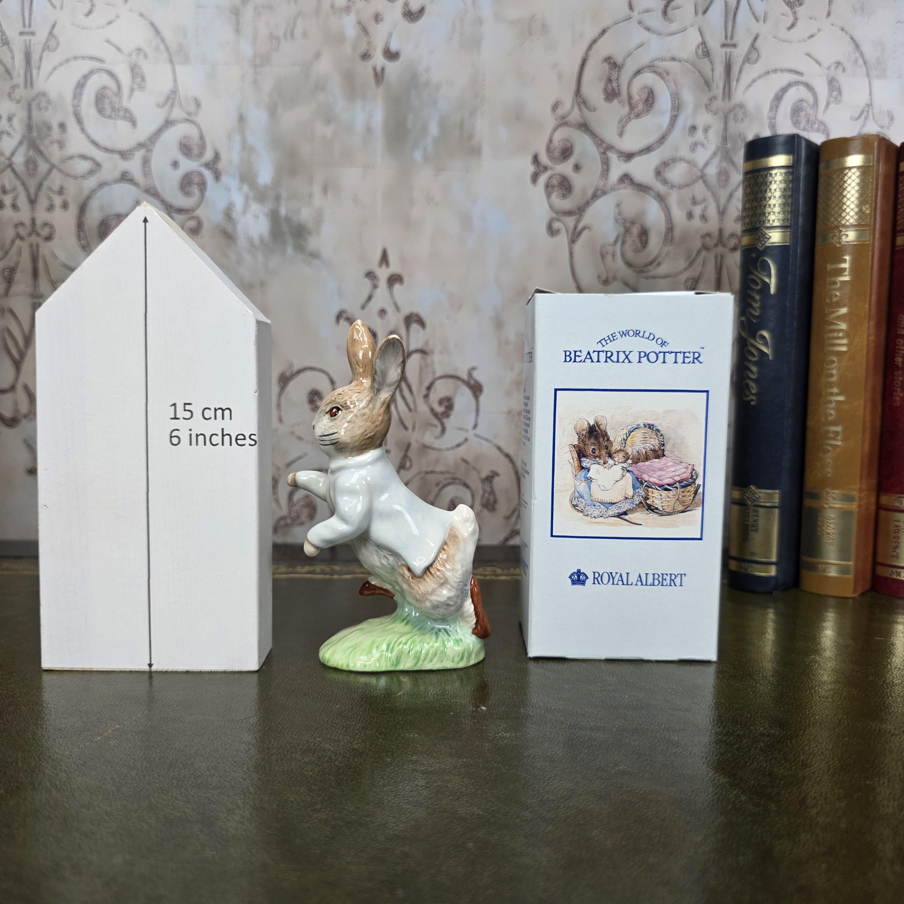 Beatrix Potter Peter Rabbit Figurine Royal Albert | 1989 English Bone China | Boxed Porcelain Figure