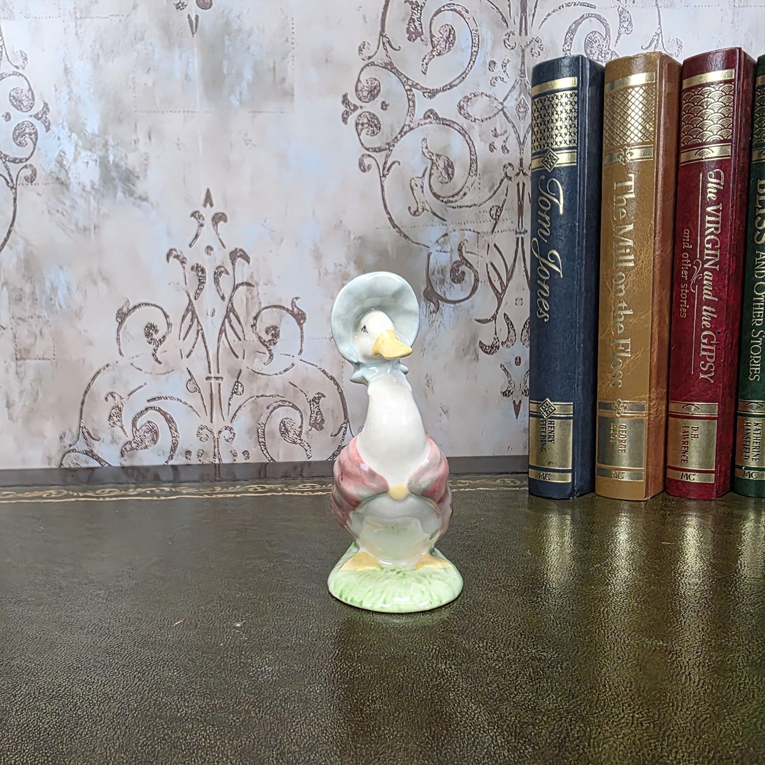 Royal Albert Jemima Puddleduck Figurine 1989 Beatrix Potter Bone China Boxed England Collectors Piece