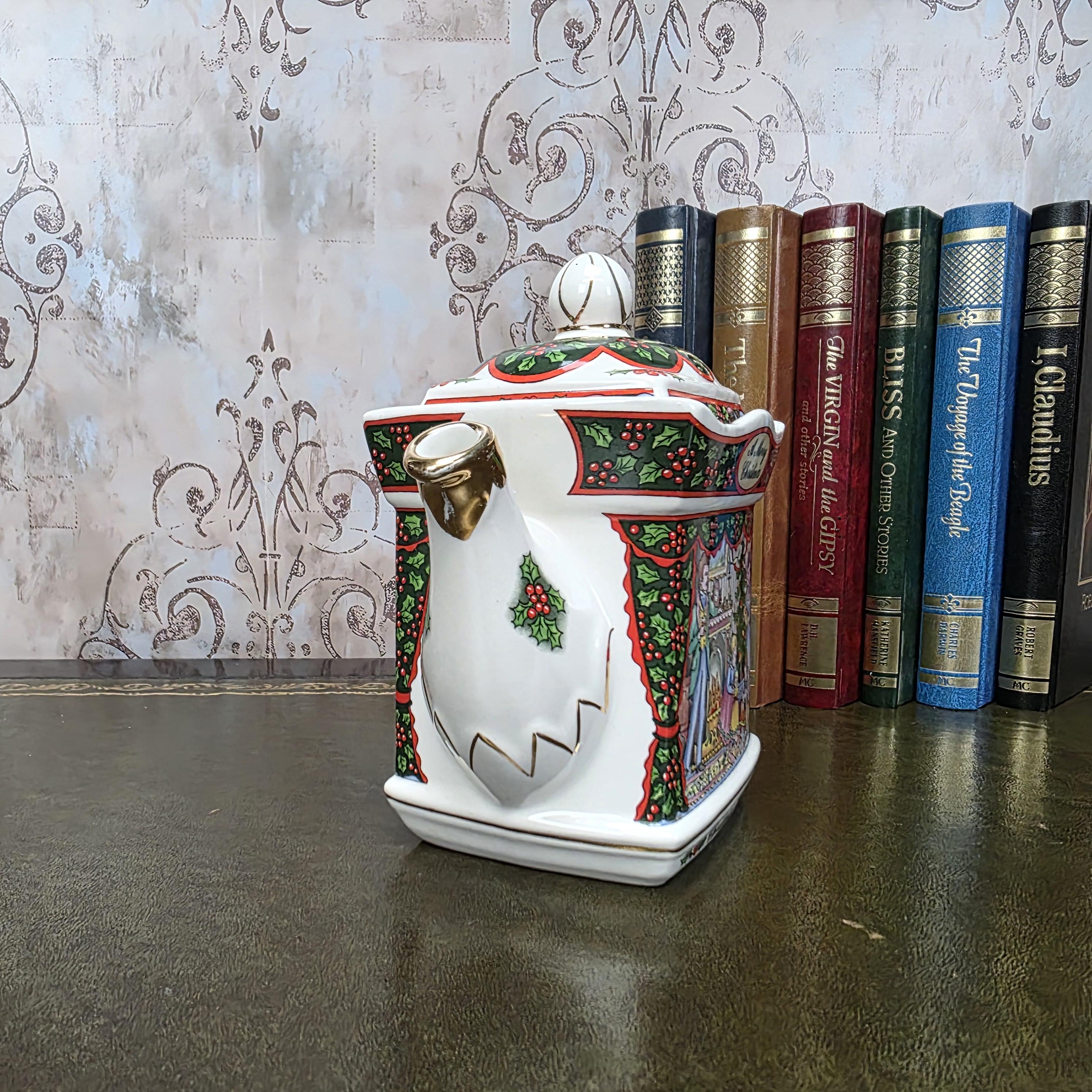 Vintage Sadler A Merry Christmas Morning Tea Pot, Made In England, Collectible Teapot, Afternoon Tea