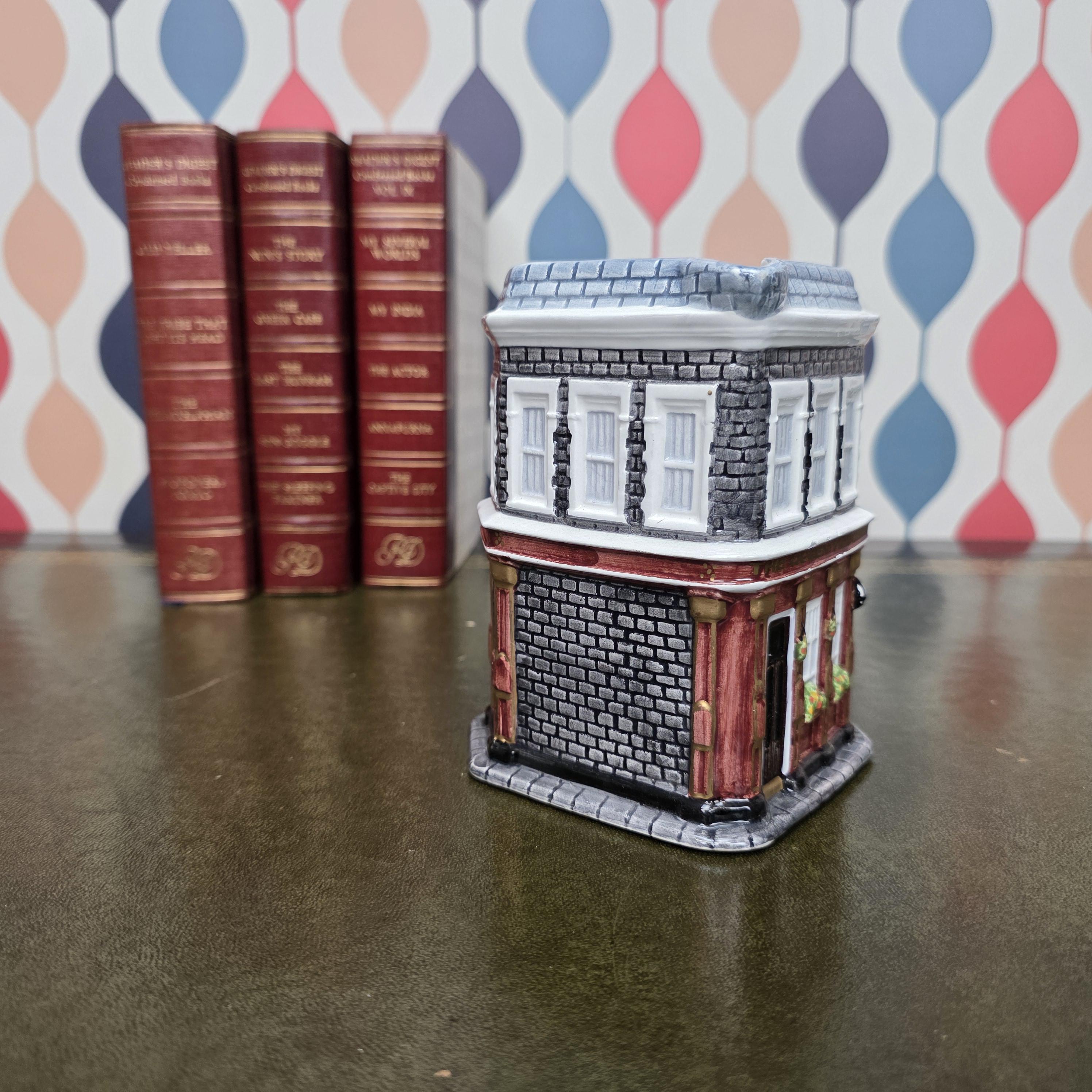 EastEnders Queen Victoria Pub Jug Western House Ceramic Collectible Mug BBC TV Memorabilia Handpainted