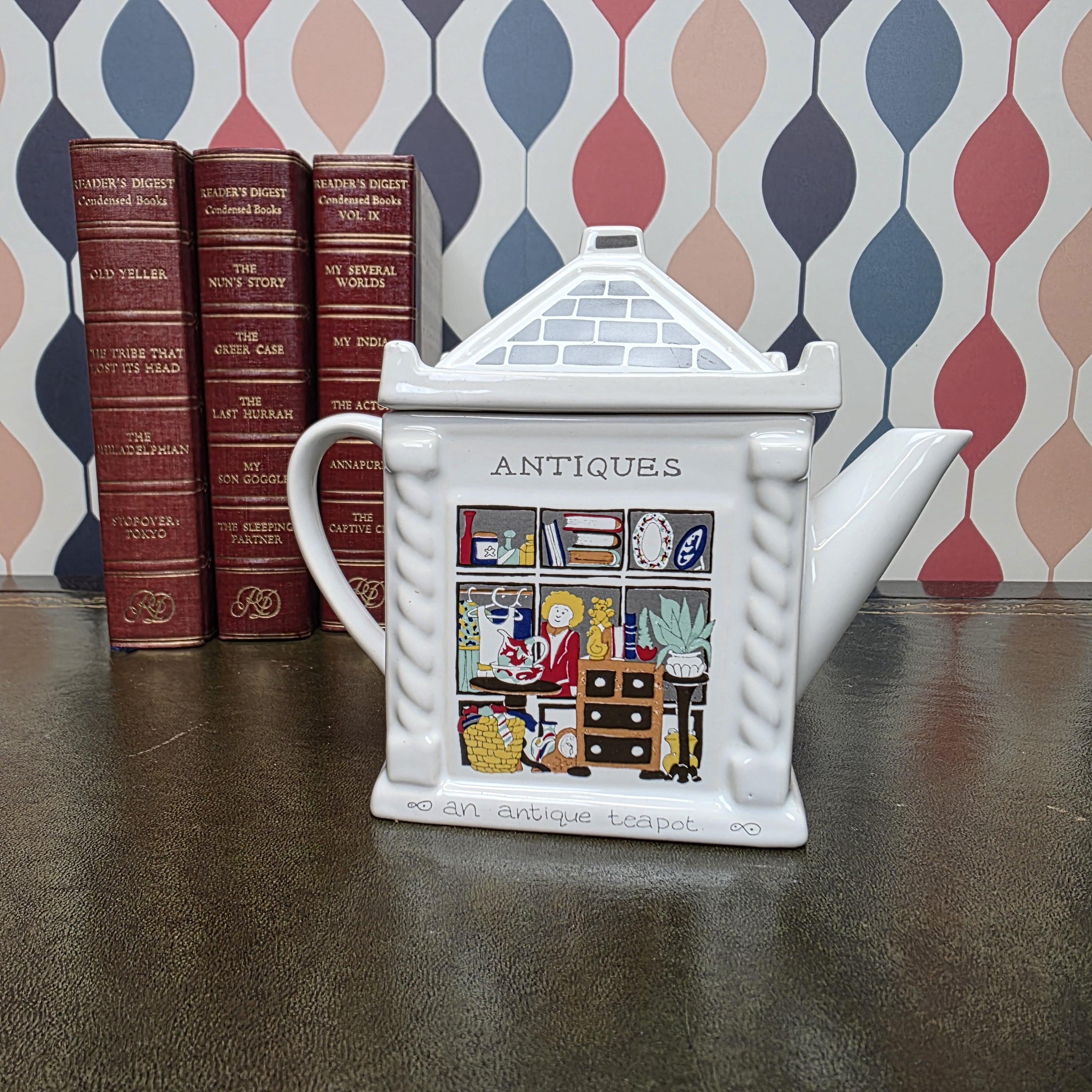 Wade England English Life Teapot Antique Shop Design Ceramic Collectible Barry Smith Barbara Wootton