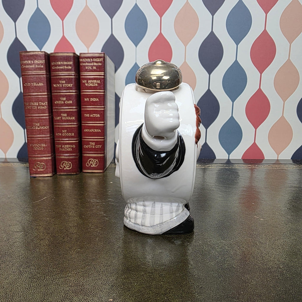 Novelty Clock Face Teapot Figural Ceramic Character Teapot Collectible Kitchen Decor Tea Lover Gift