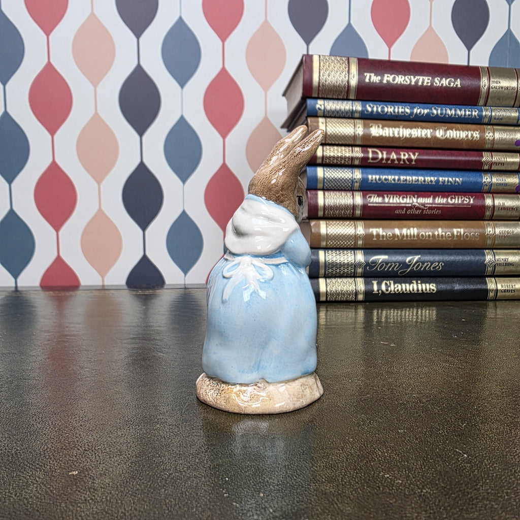 Royal Albert Beatrix Potter Mrs Rabbit Cooking Figurine English Ceramic Character Collectible Storybook Figure