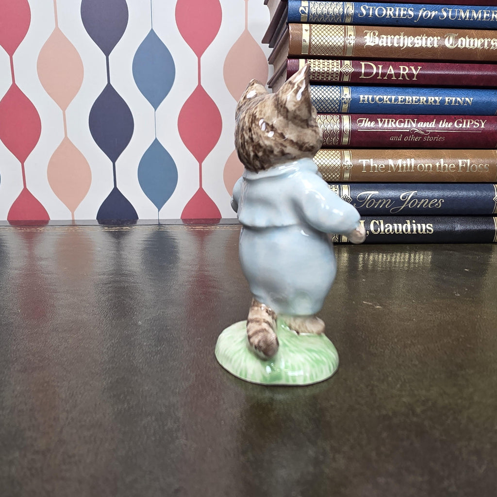 Royal Albert Tom Kitten Figurine Beatrix Potter Character Cat Collectible English Ceramic Storybook Figure