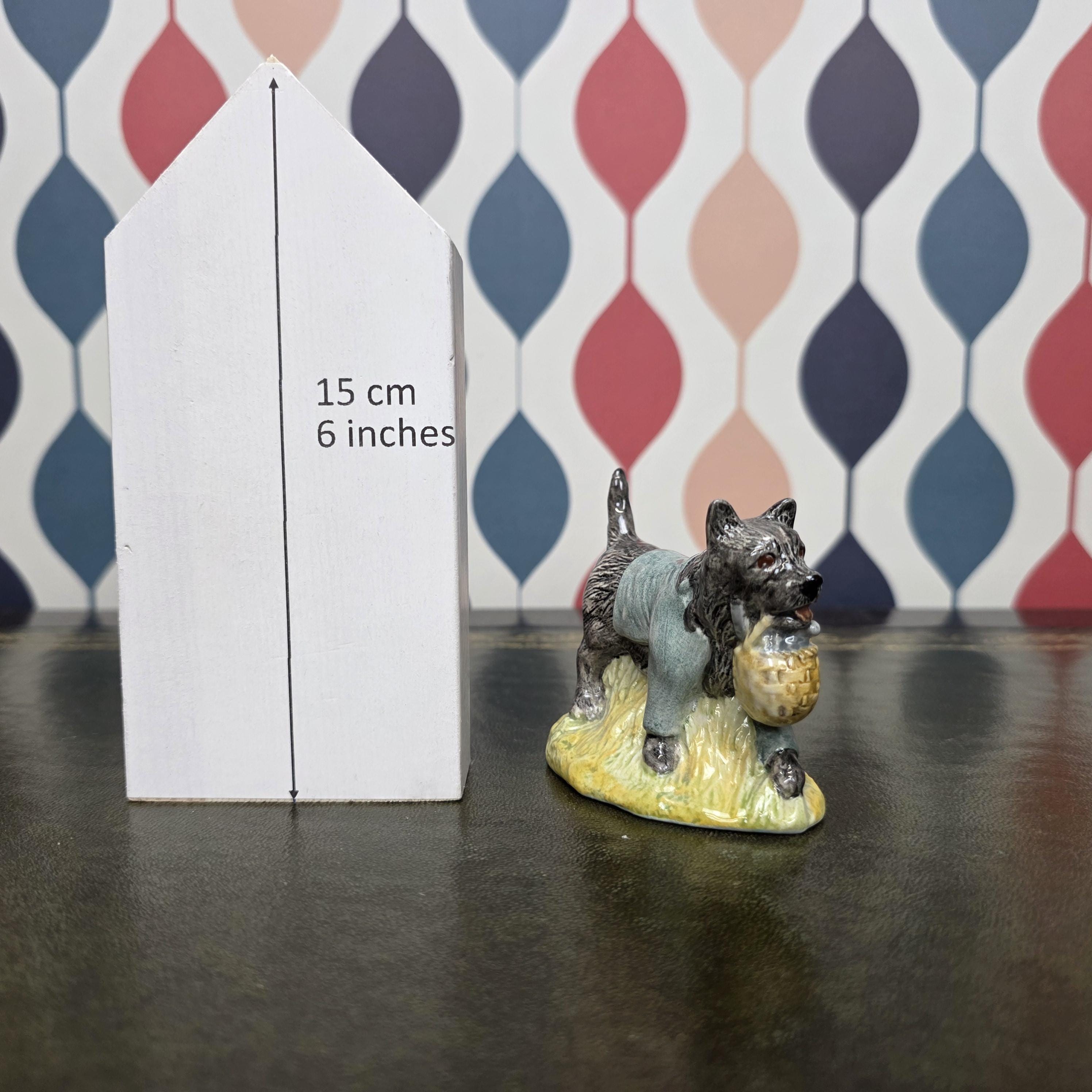 Royal Albert John Joiner Figurine Beatrix Potter Dog Character Collectible English Ceramic Animal Figure