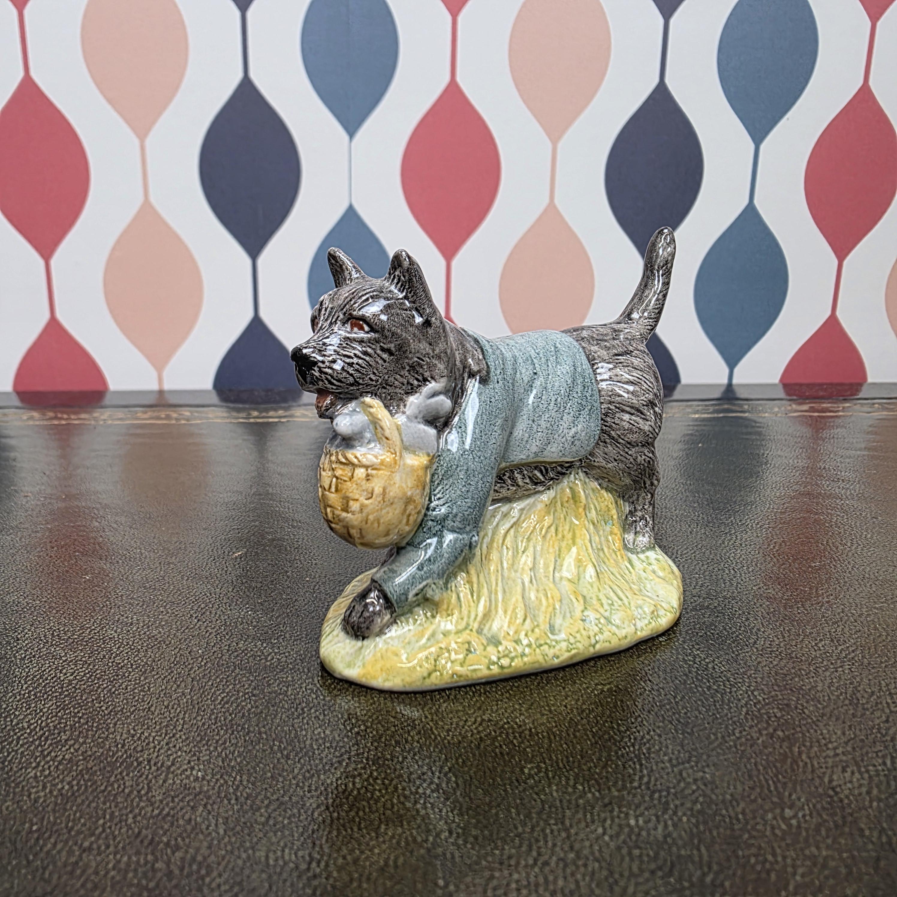 Royal Albert John Joiner Figurine Beatrix Potter Dog Character Collectible English Ceramic Animal Figure