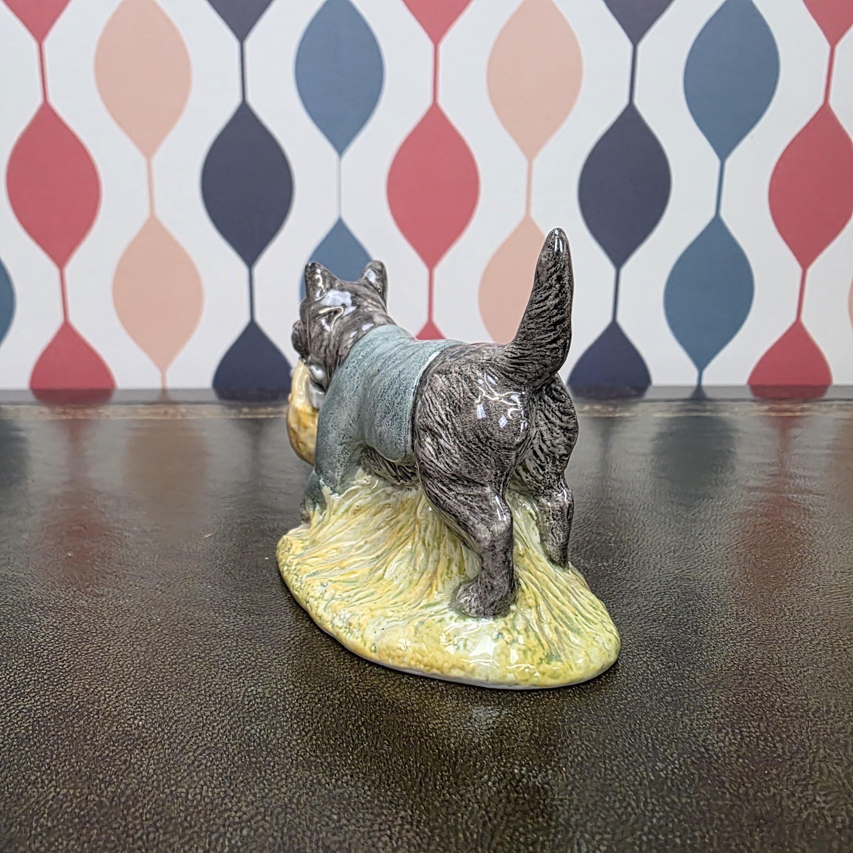 Royal Albert John Joiner Figurine Beatrix Potter Dog Character Collectible English Ceramic Animal Figure