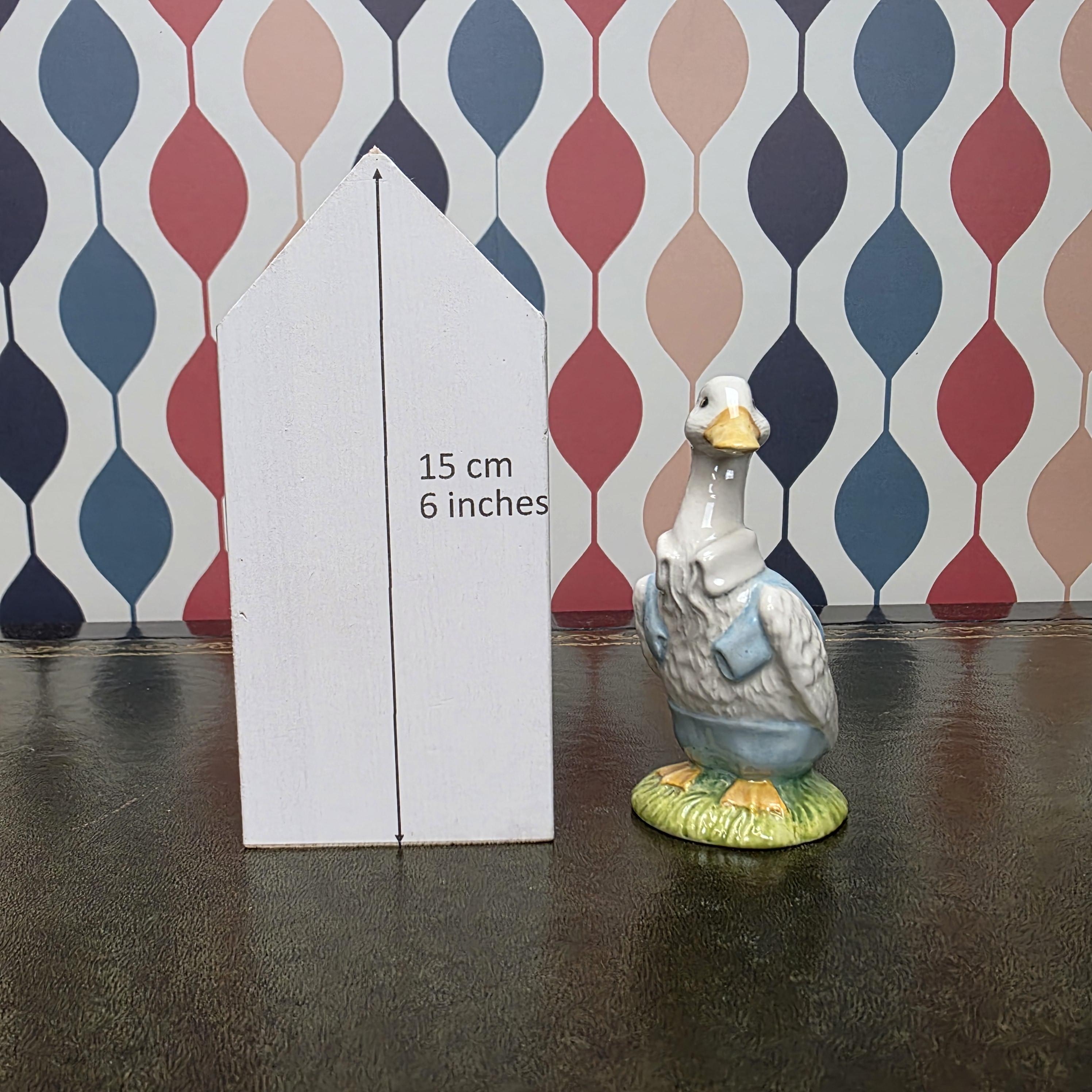 Royal Albert Mr Drake Puddle Duck Figurine Beatrix Potter Duck Character Collectible English Ceramic Animal Figure