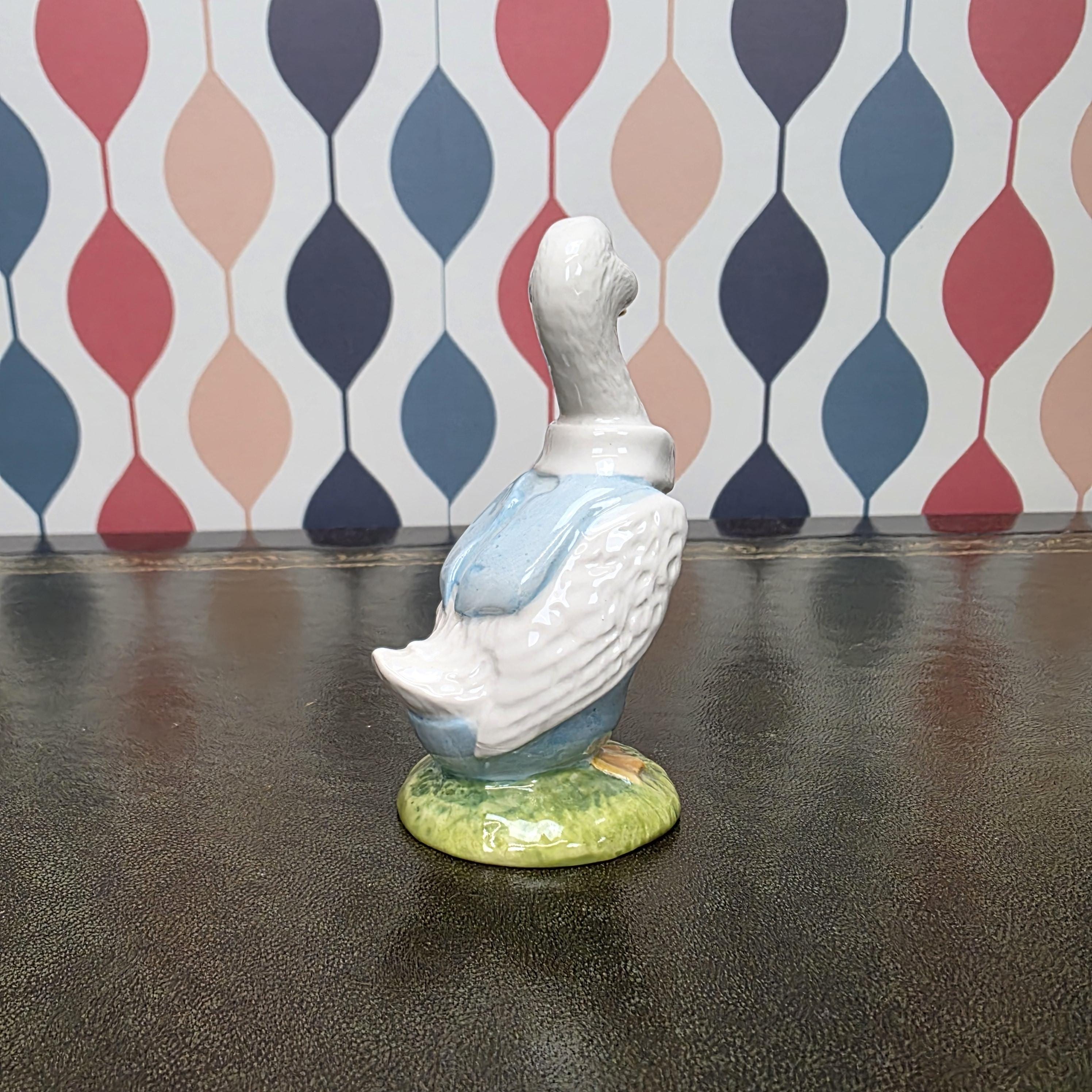Royal Albert Mr Drake Puddle Duck Figurine Beatrix Potter Duck Character Collectible English Ceramic Animal Figure