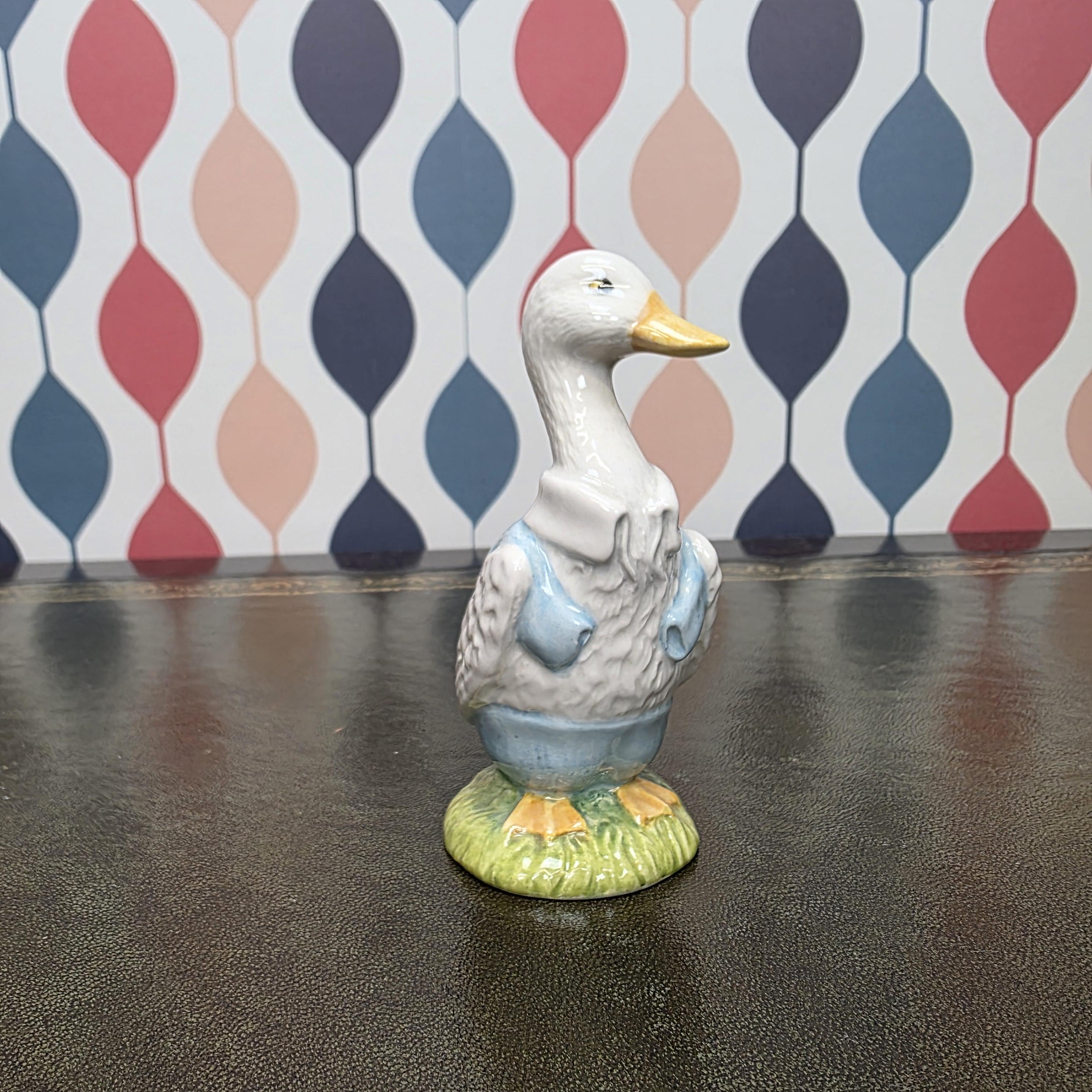 Royal Albert Mr Drake Puddle Duck Figurine Beatrix Potter Duck Character Collectible English Ceramic Animal Figure