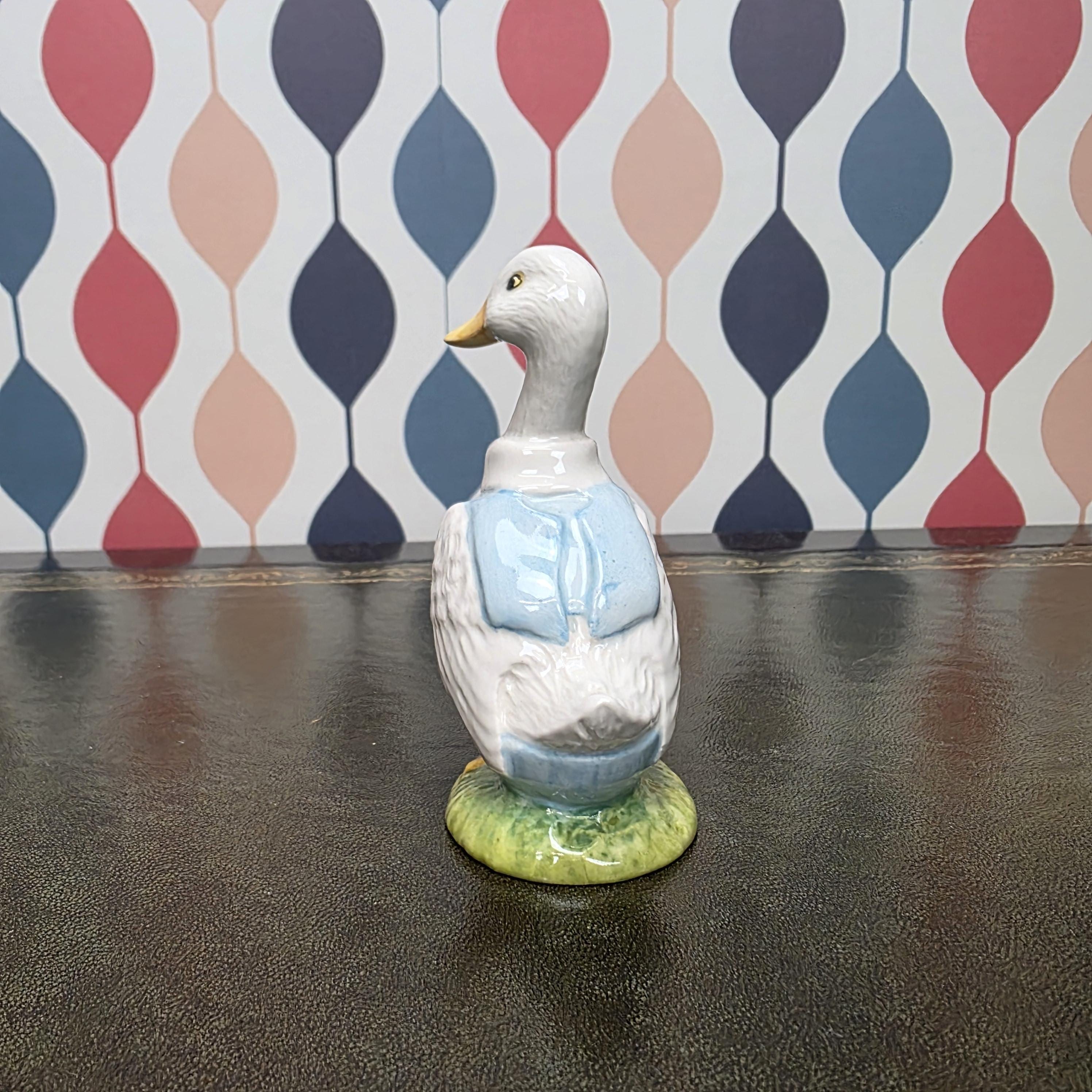 Royal Albert Mr Drake Puddle Duck Figurine Beatrix Potter Duck Character Collectible English Ceramic Animal Figure