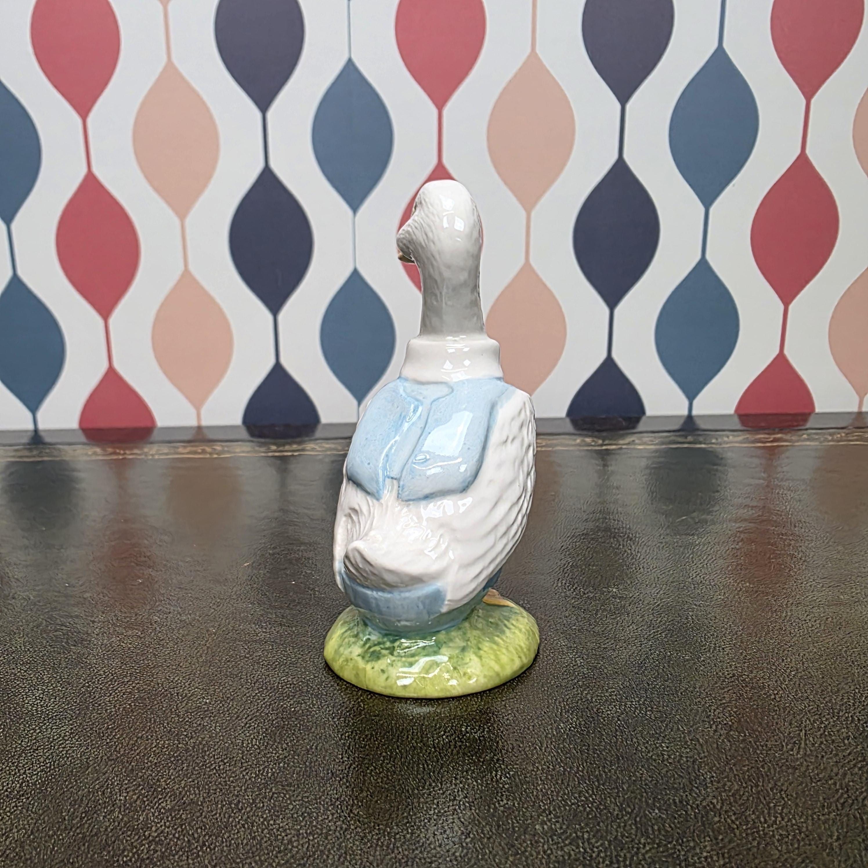 Royal Albert Mr Drake Puddle Duck Figurine Beatrix Potter Duck Character Collectible English Ceramic Animal Figure