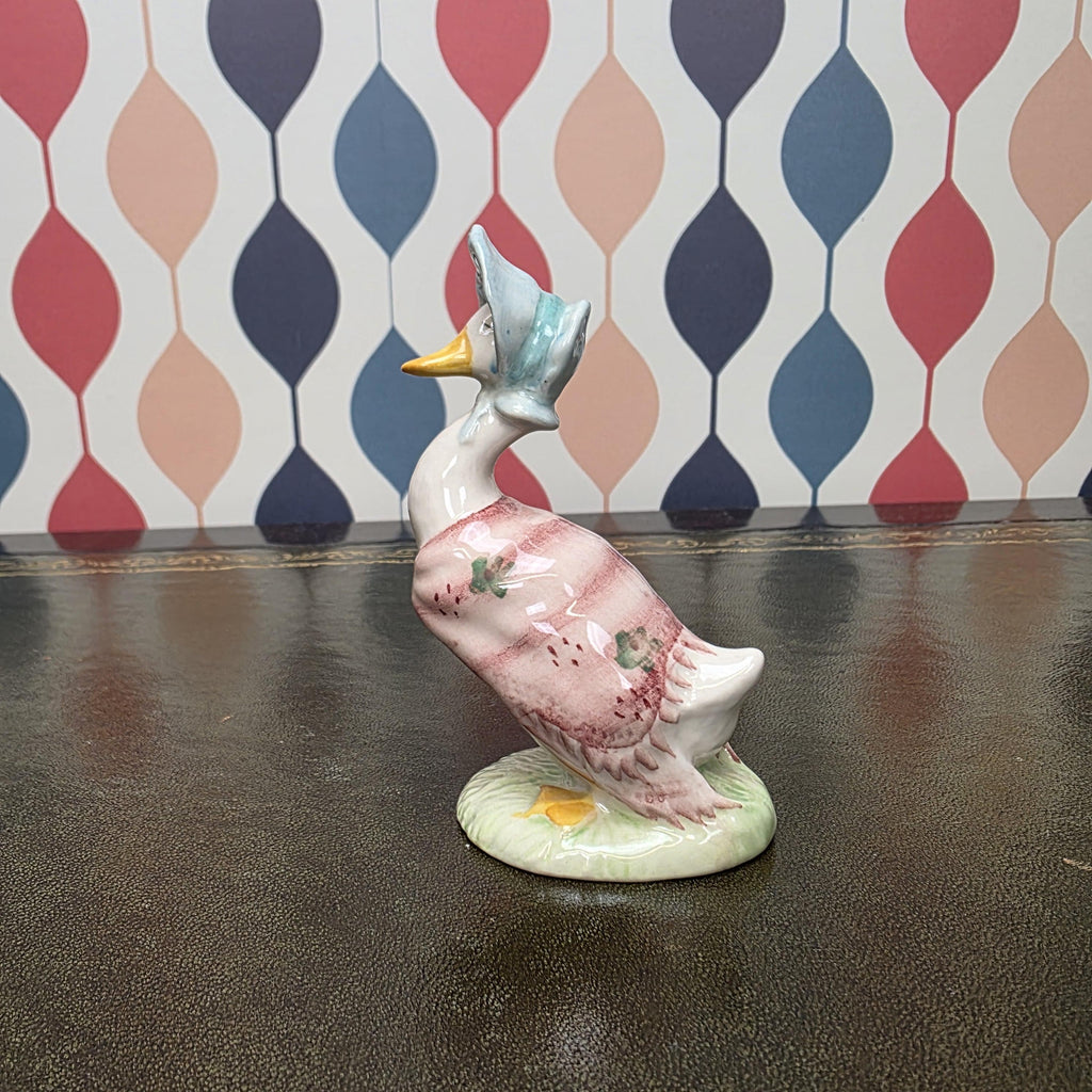 Royal Albert Jemima Puddleduck Figurine Beatrix Potter Duck Character Collectible English Ceramic Animal Figure