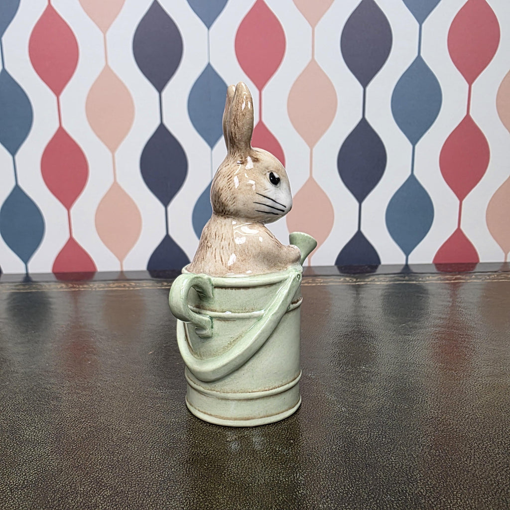 Beswick Peter in the Watering Can Figurine Beatrix Potter Peter Rabbit Collectible English Ceramic Garden