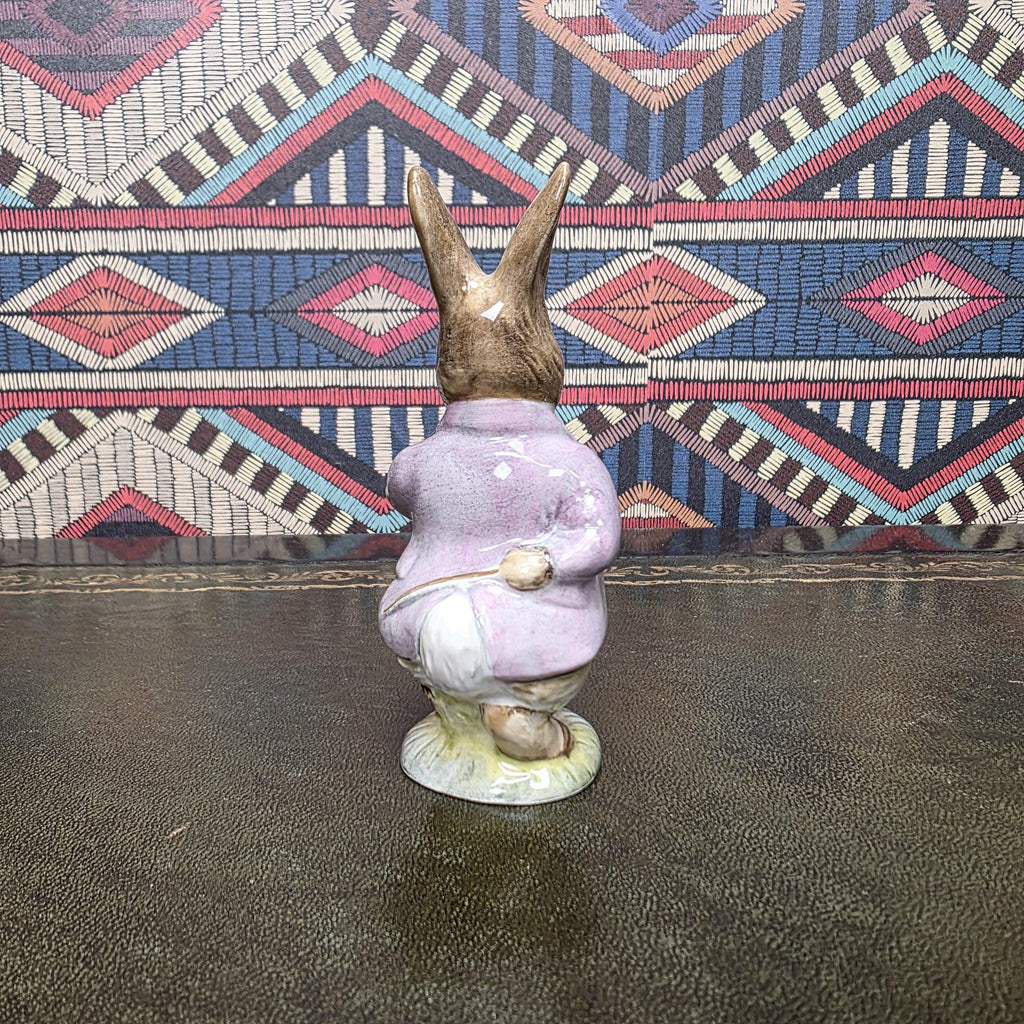 Royal Albert Benjamin Bunny Figurine Beatrix Potter Porcelain Rabbit Figure Peter Rabbit Character Collectible