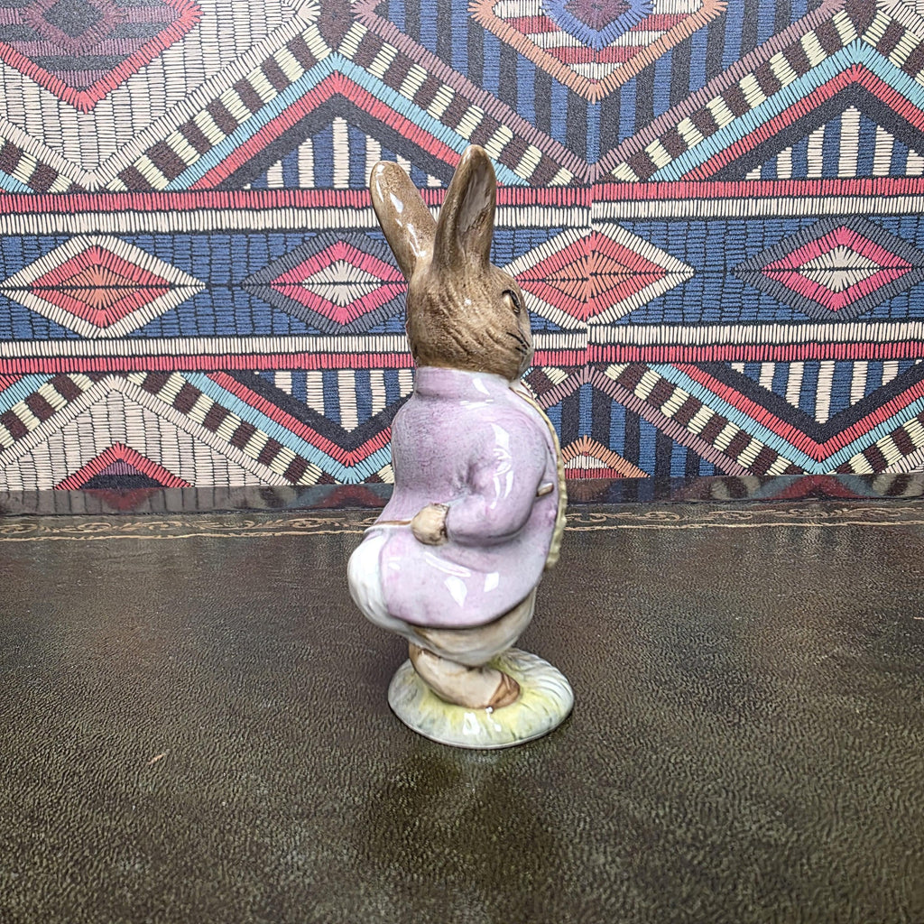 Royal Albert Benjamin Bunny Figurine Beatrix Potter Porcelain Rabbit Figure Peter Rabbit Character Collectible