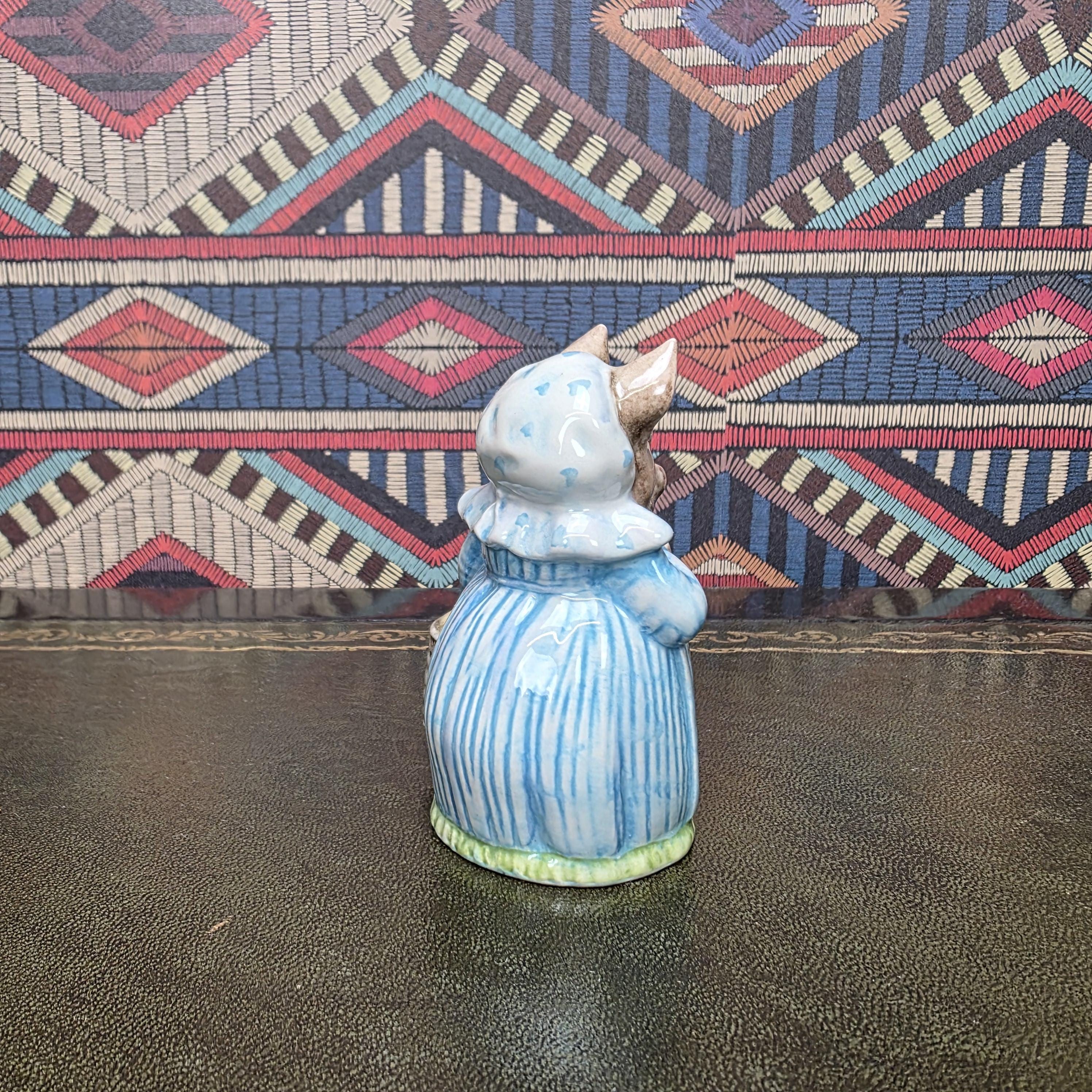 Beatrix Potter Aunt Pettitoes Royal Albert Pig Figurine Vintage English Porcelain Character With Bucket