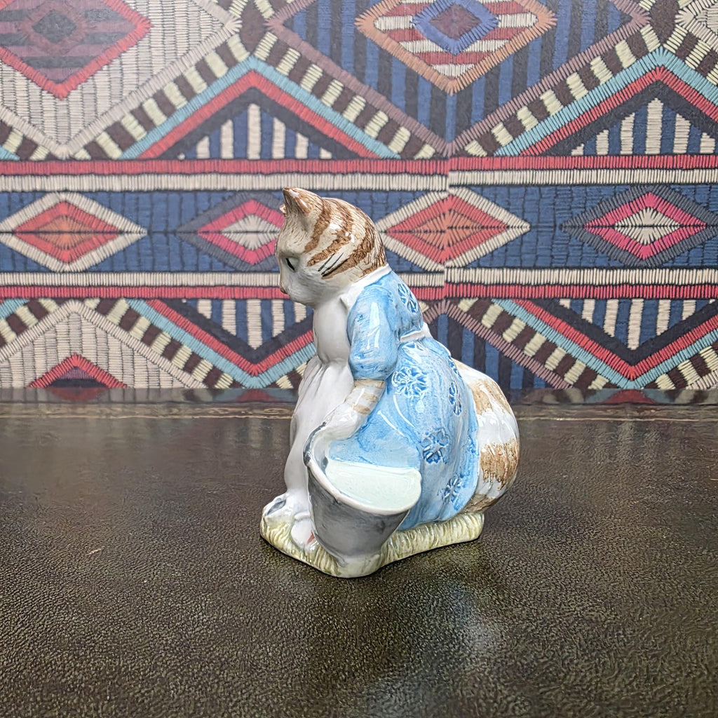 Royal Albert Beatrix Potter Ribby Cat Figurine 1992 Porcelain Collectible