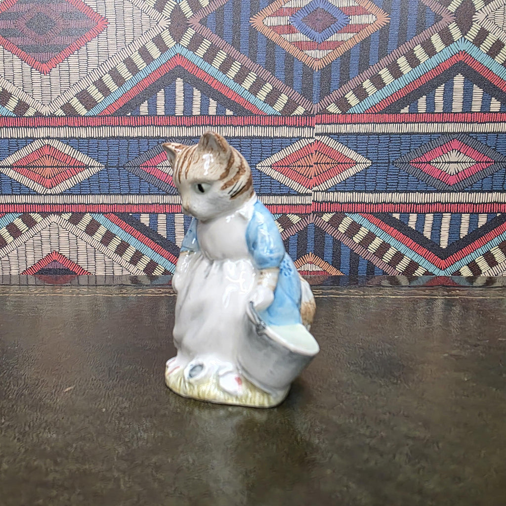 Royal Albert Beatrix Potter Ribby Cat Figurine 1992 Porcelain Collectible