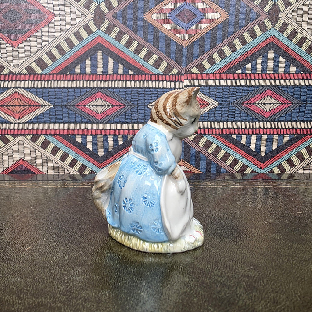Royal Albert Beatrix Potter Ribby Cat Figurine 1992 Porcelain Collectible