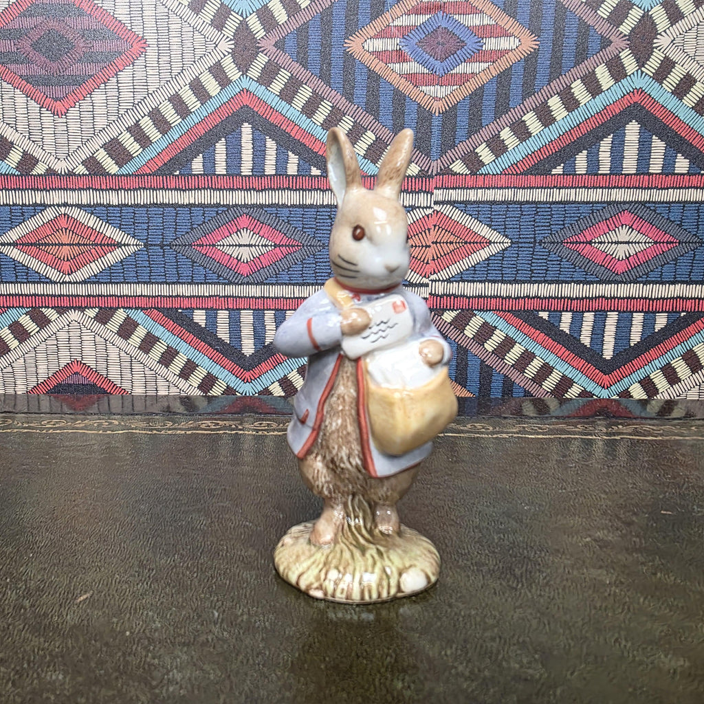 Beswick Peter with Postbag Figurine Beatrix Potter 1996 Royal Doulton Bunny Statue Peter Rabbit