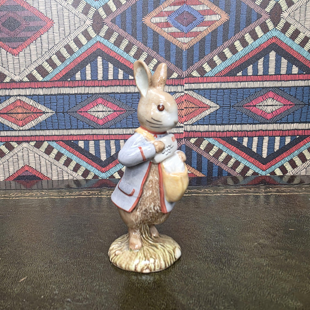 Beswick Peter with Postbag Figurine Beatrix Potter 1996 Royal Doulton Bunny Statue Peter Rabbit