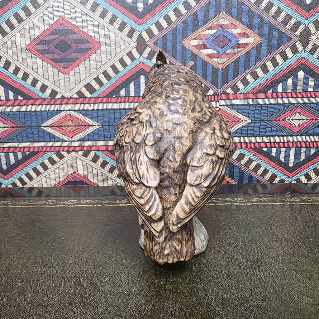 Hummel Screech Owl Figurine CV99 1969 Goebel West Germany Ceramic Woodland Bird Sculpture Vintage
