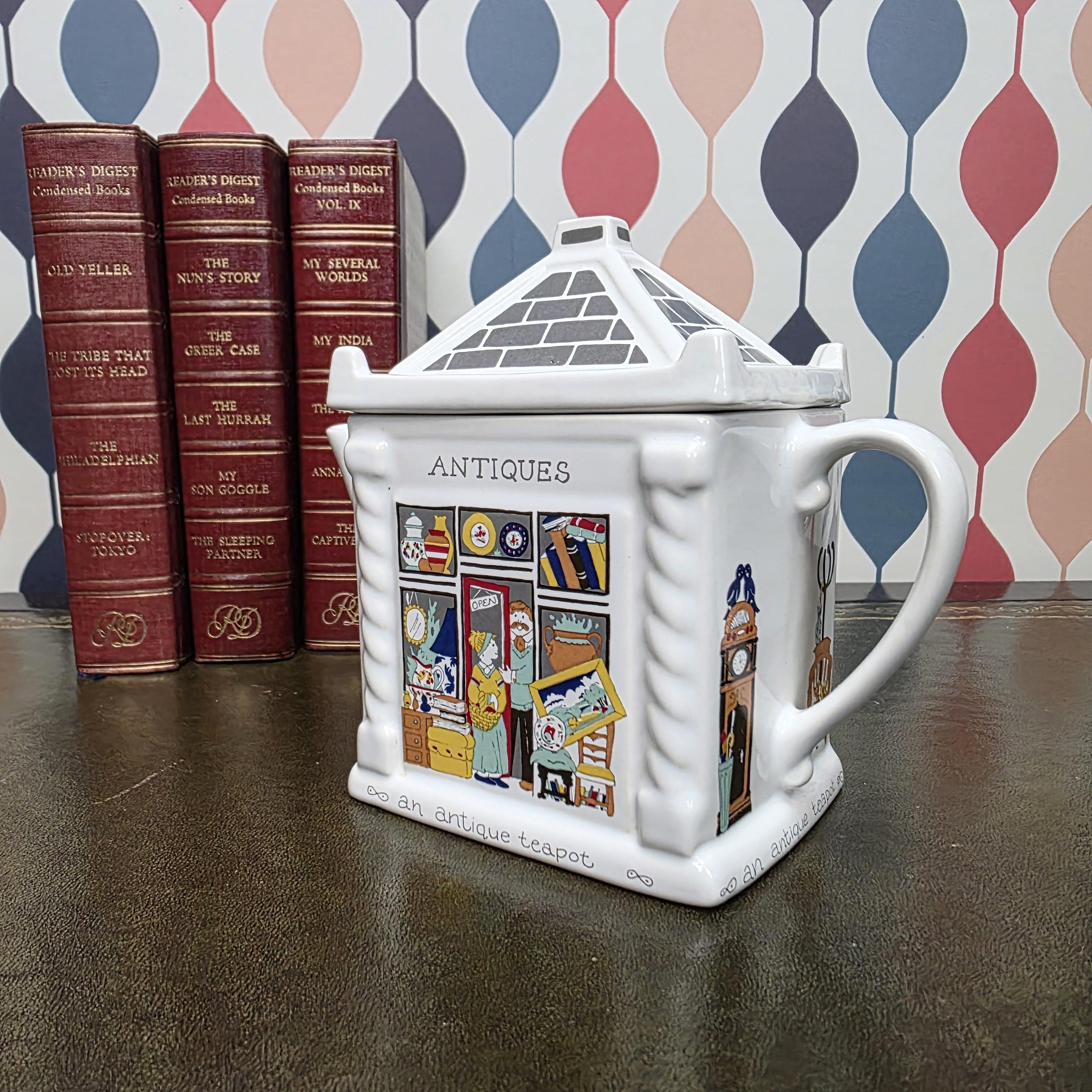 Wade England English Life Teapot Antique Shop Design Ceramic Collectible Barry Smith Barbara Wootton