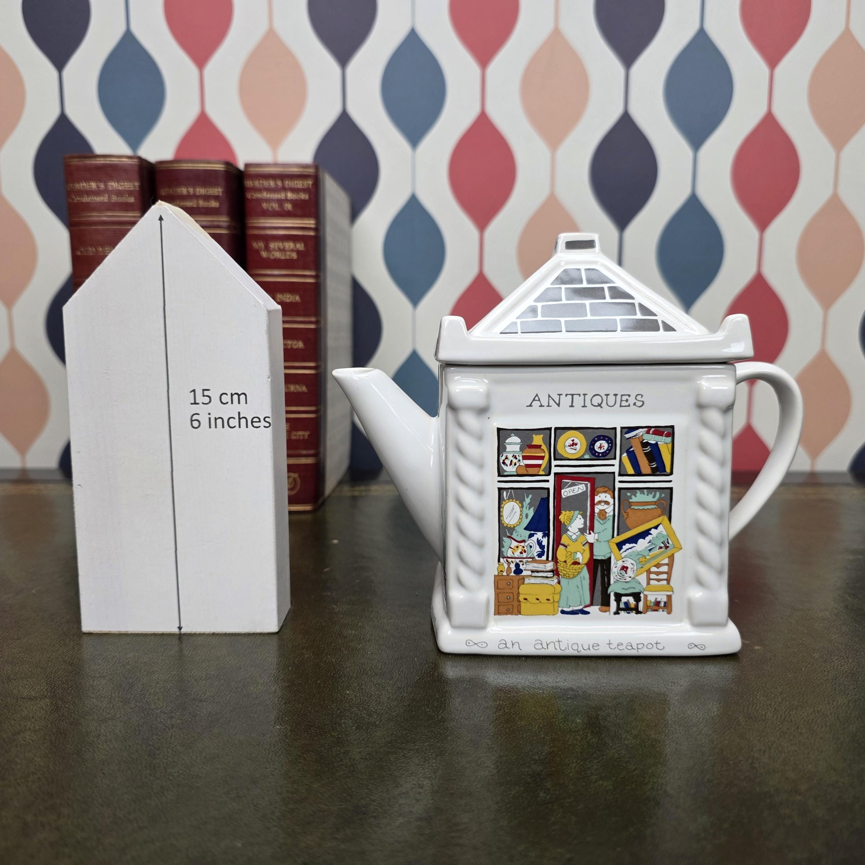 Wade England English Life Teapot Antique Shop Design Ceramic Collectible Barry Smith Barbara Wootton