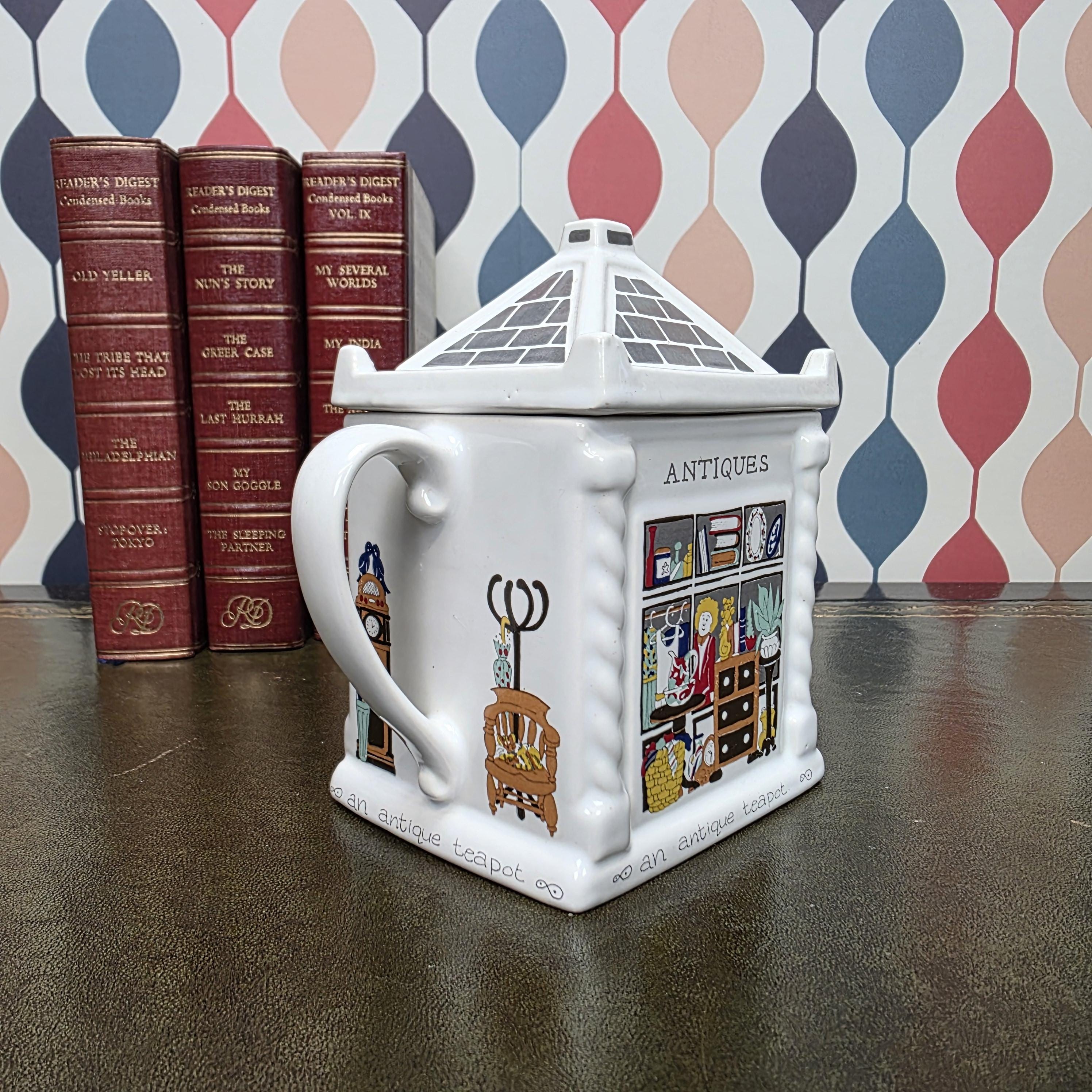 Wade England English Life Teapot Antique Shop Design Ceramic Collectible Barry Smith Barbara Wootton