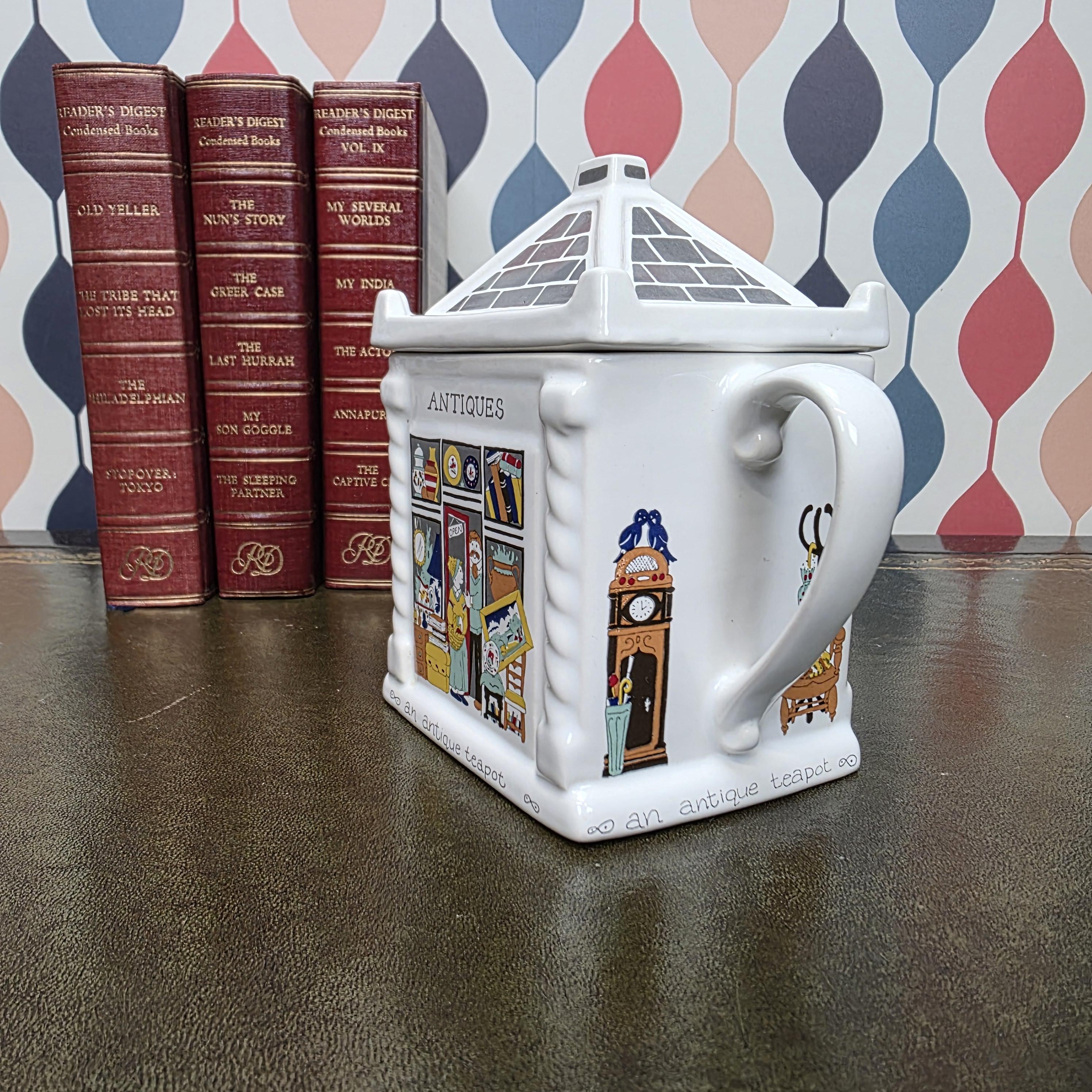 Wade England English Life Teapot Antique Shop Design Ceramic Collectible Barry Smith Barbara Wootton