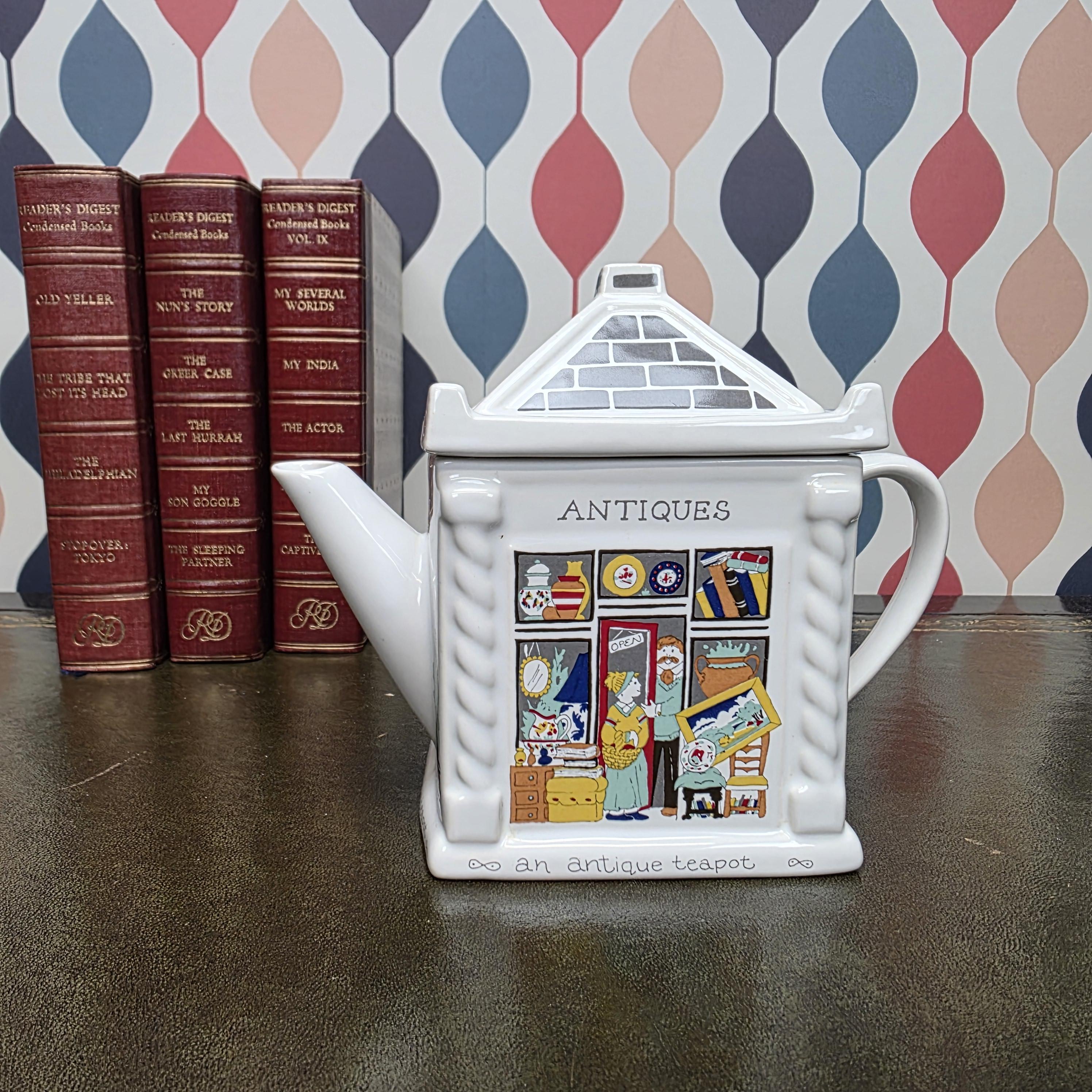 Wade England English Life Teapot Antique Shop Design Ceramic Collectible Barry Smith Barbara Wootton