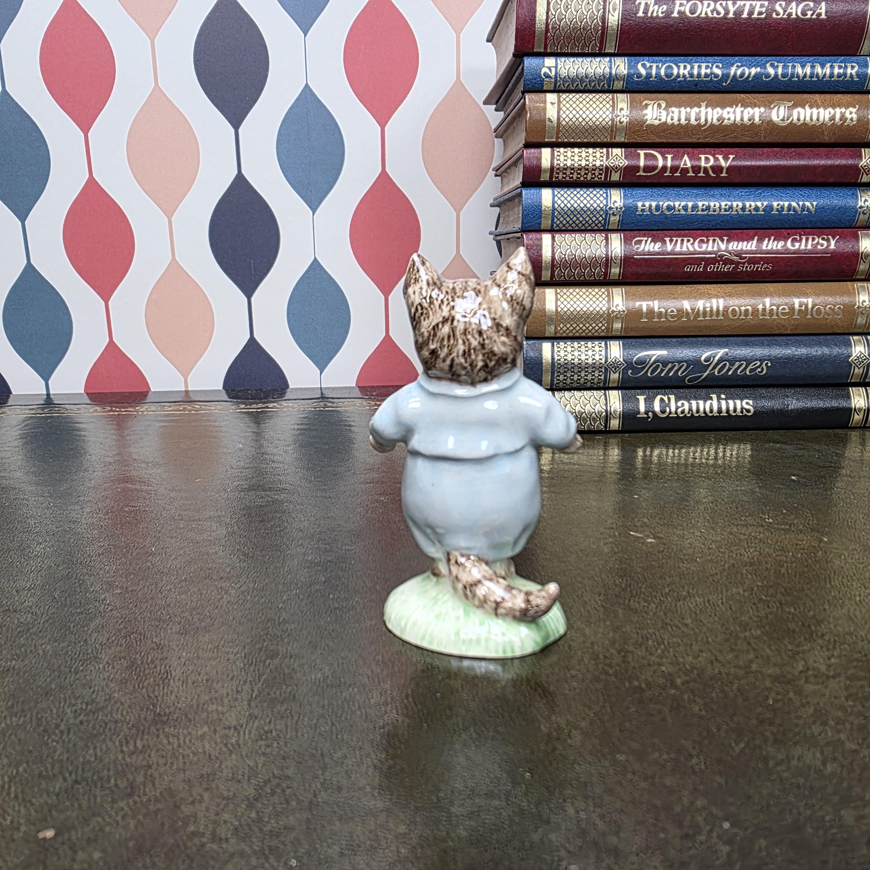 Royal Albert Tom Kitten Figurine Beatrix Potter Character Cat Collectible English Ceramic Storybook Figure