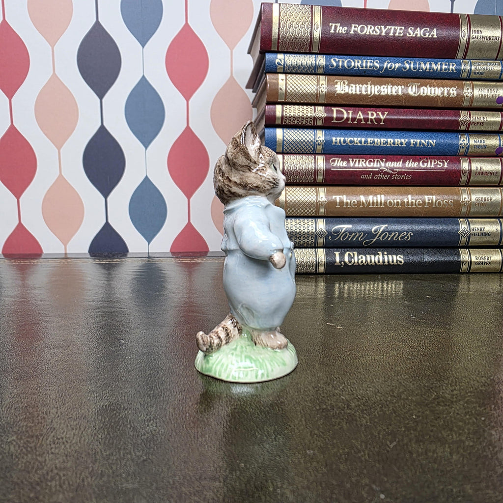 Royal Albert Tom Kitten Figurine Beatrix Potter Character Cat Collectible English Ceramic Storybook Figure