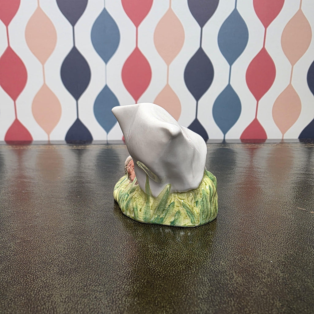 Royal Albert Benjamin Wakes Up Figurine Beatrix Potter Benjamin Bunny Character Collectible English Ceramic Figure