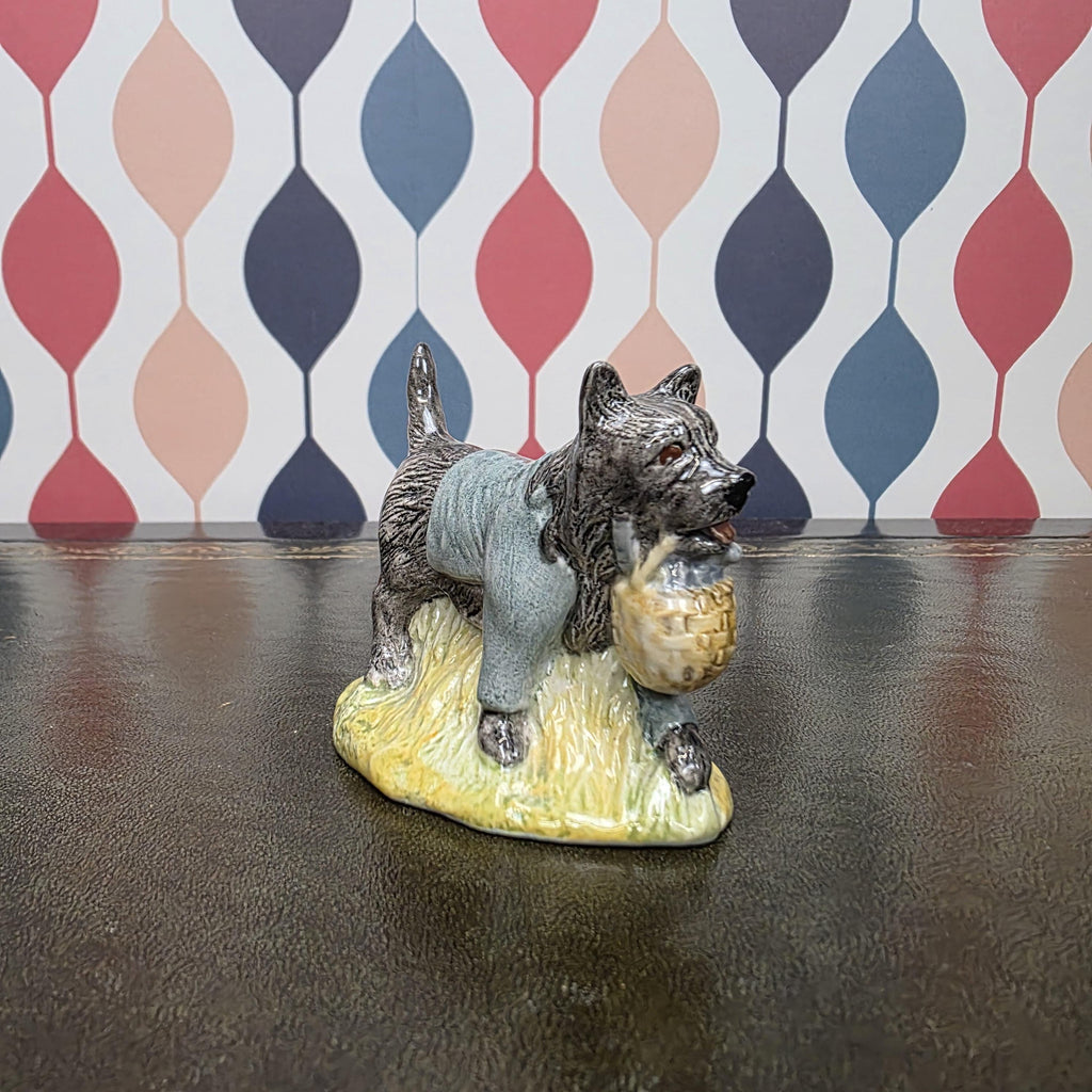 Royal Albert John Joiner Figurine Beatrix Potter Dog Character Collectible English Ceramic Animal Figure