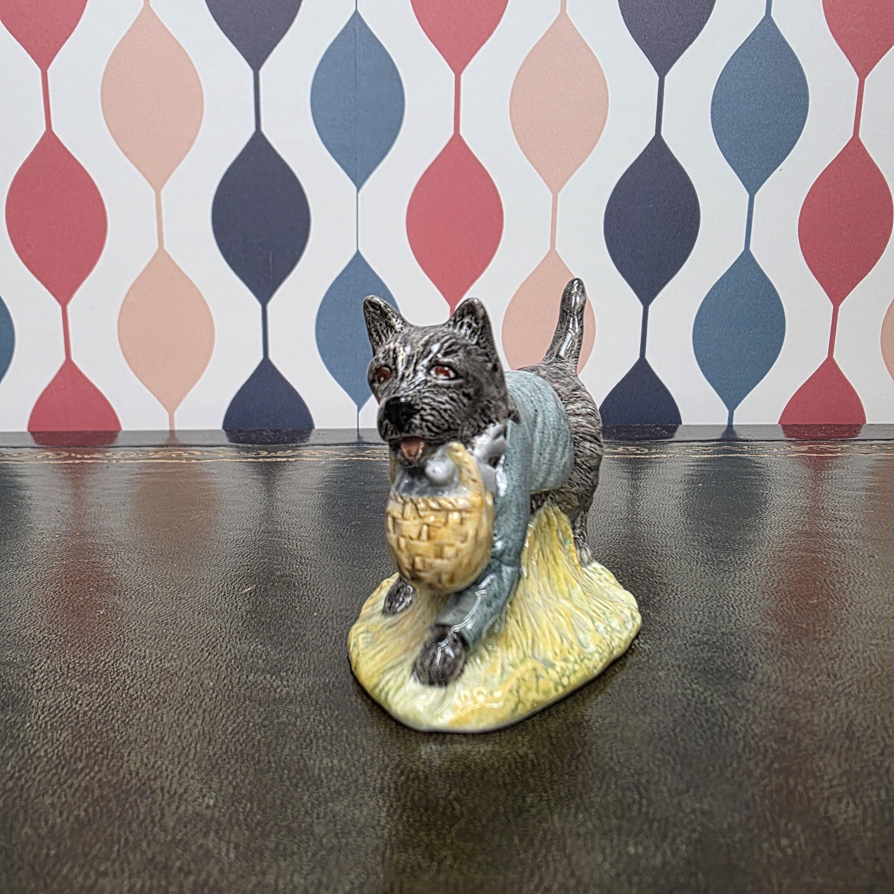 Royal Albert John Joiner Figurine Beatrix Potter Dog Character Collectible English Ceramic Animal Figure