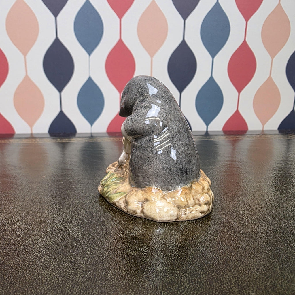Royal Albert Diggory Diggory Delvet Figurine Beatrix Potter Mole Character Collectible English Ceramic Figure