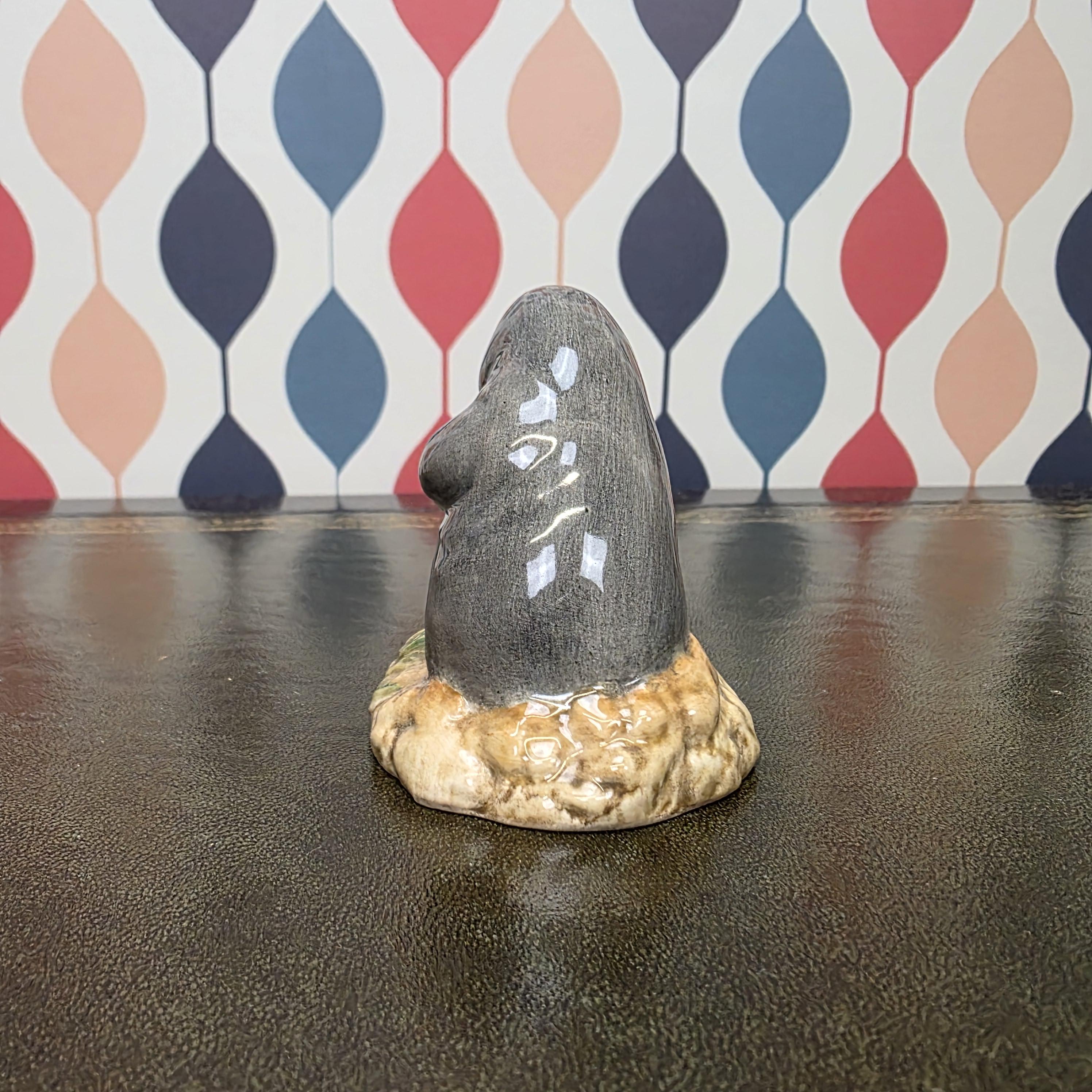 Royal Albert Diggory Diggory Delvet Figurine Beatrix Potter Mole Character Collectible English Ceramic Figure