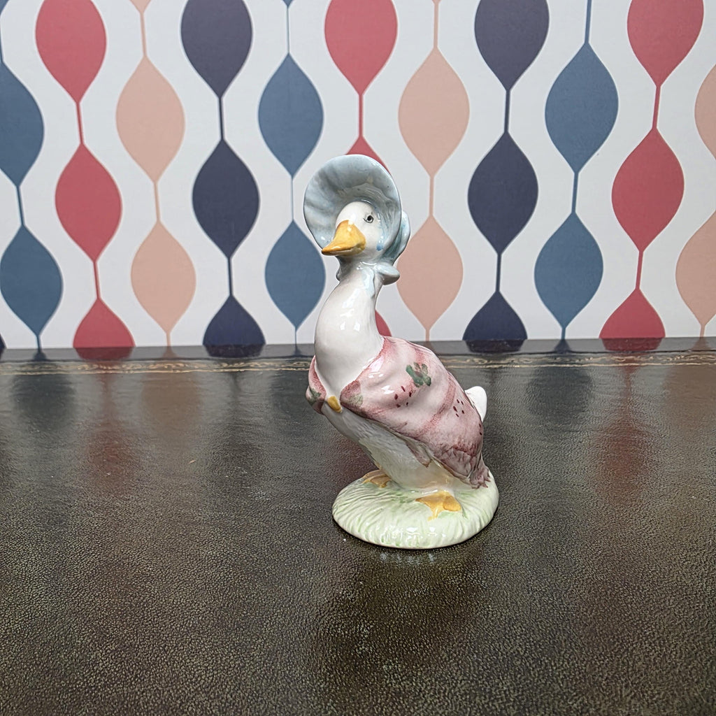 Royal Albert Jemima Puddleduck Figurine Beatrix Potter Duck Character Collectible English Ceramic Animal Figure