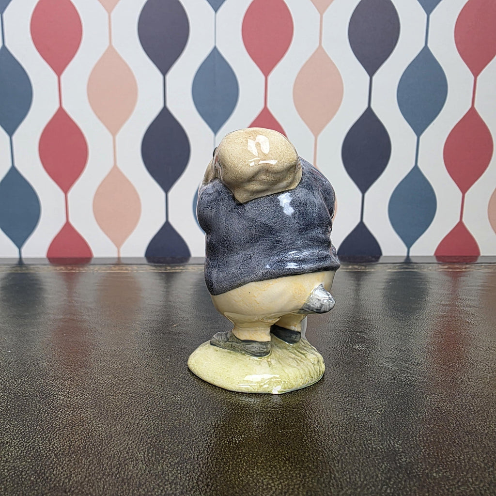 Royal Albert Tommy Brock Figurine Beatrix Potter Badger Character Collectible English Ceramic Storybook Figure