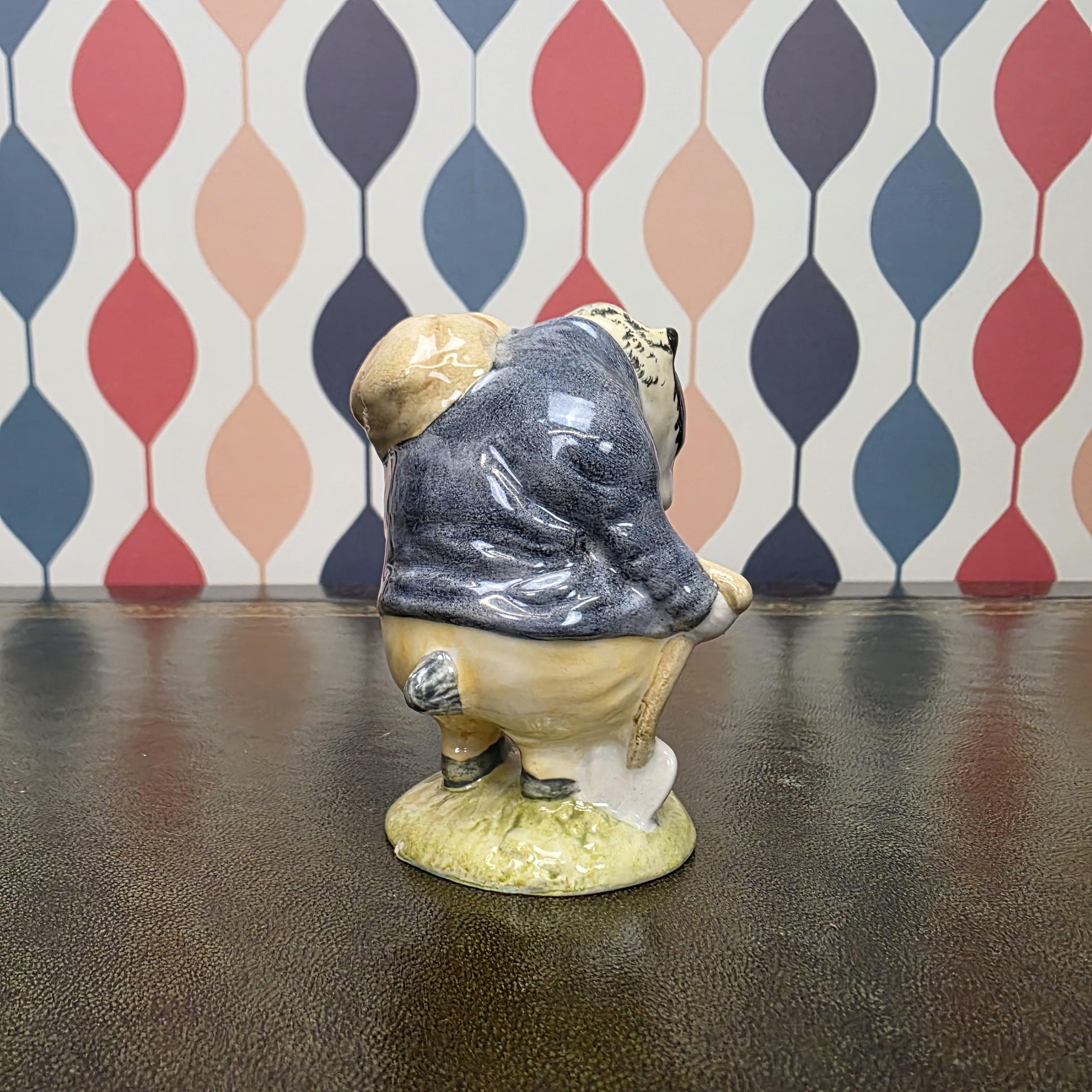 Royal Albert Tommy Brock Figurine Beatrix Potter Badger Character Collectible English Ceramic Storybook Figure