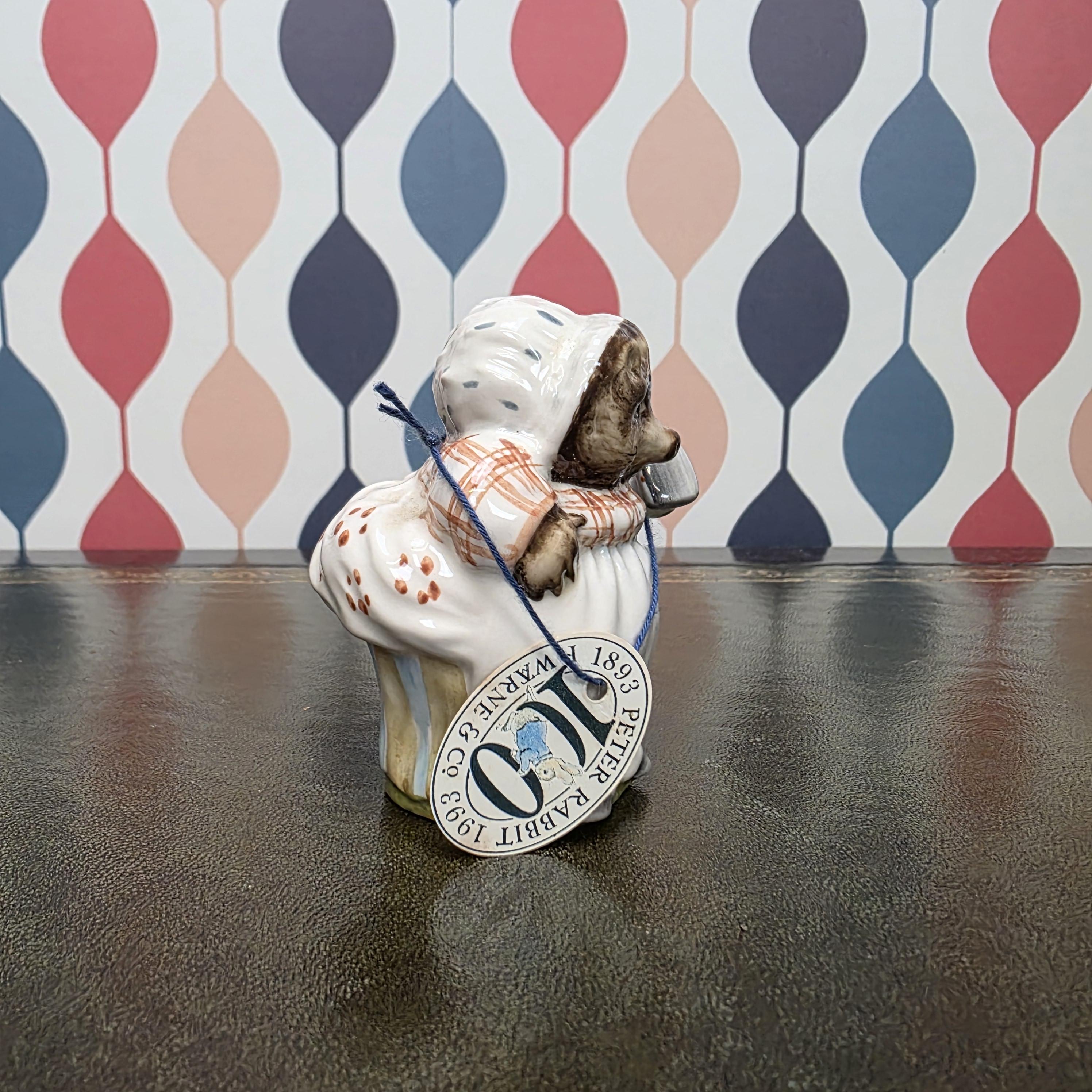 Royal Albert Mrs Tiggy Winkle Figurine Beatrix Potter Hedgehog Character Collectible English Ceramic Storybook