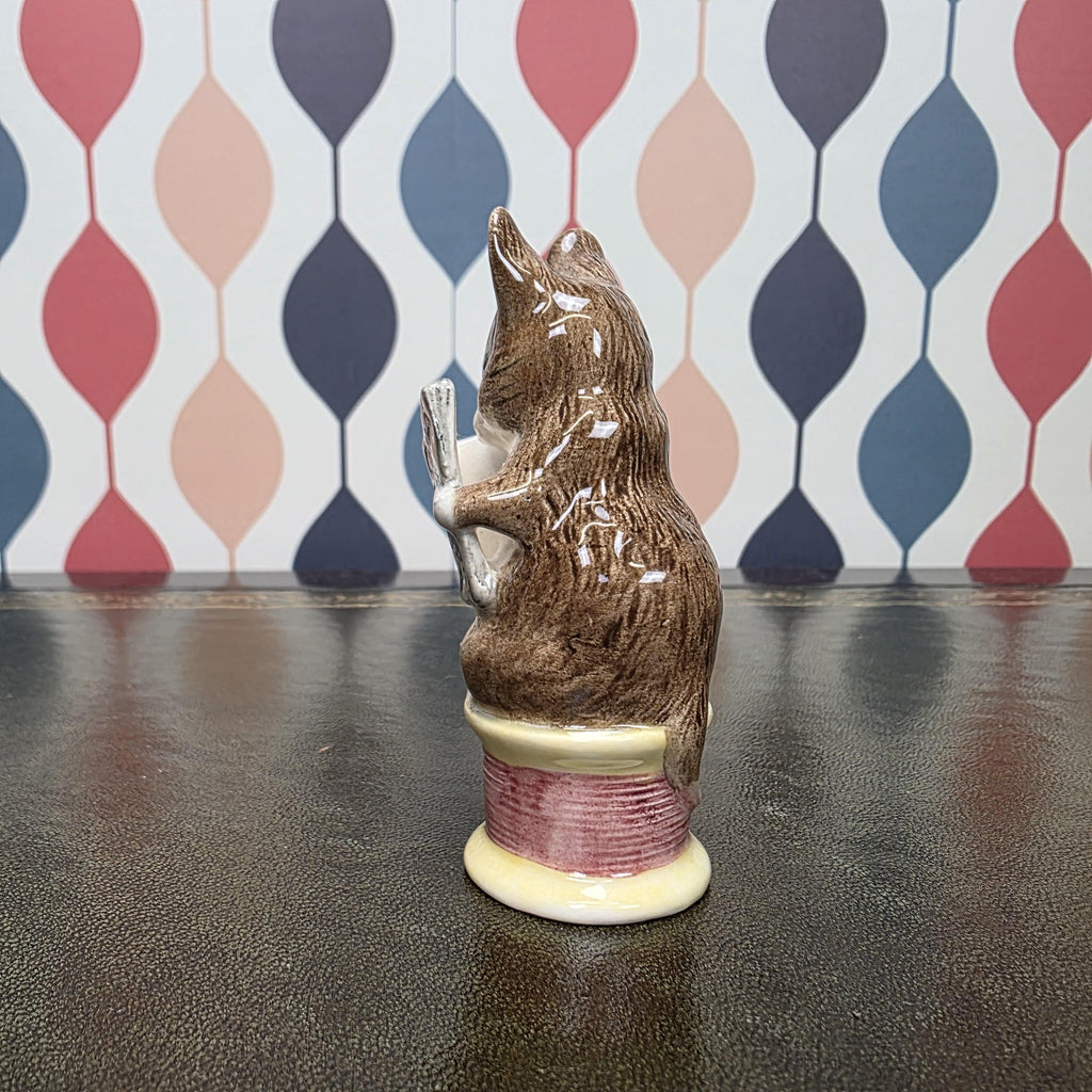 Royal Albert Beatrix Potter Tailor of Gloucester Mouse Figurine English Ceramic Storybook Character Collectible