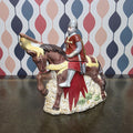 Vintage Knight Teapot Medieval Horse Rider Ceramic Collectible Novelty Kitchen Decor The Leonardo Collection