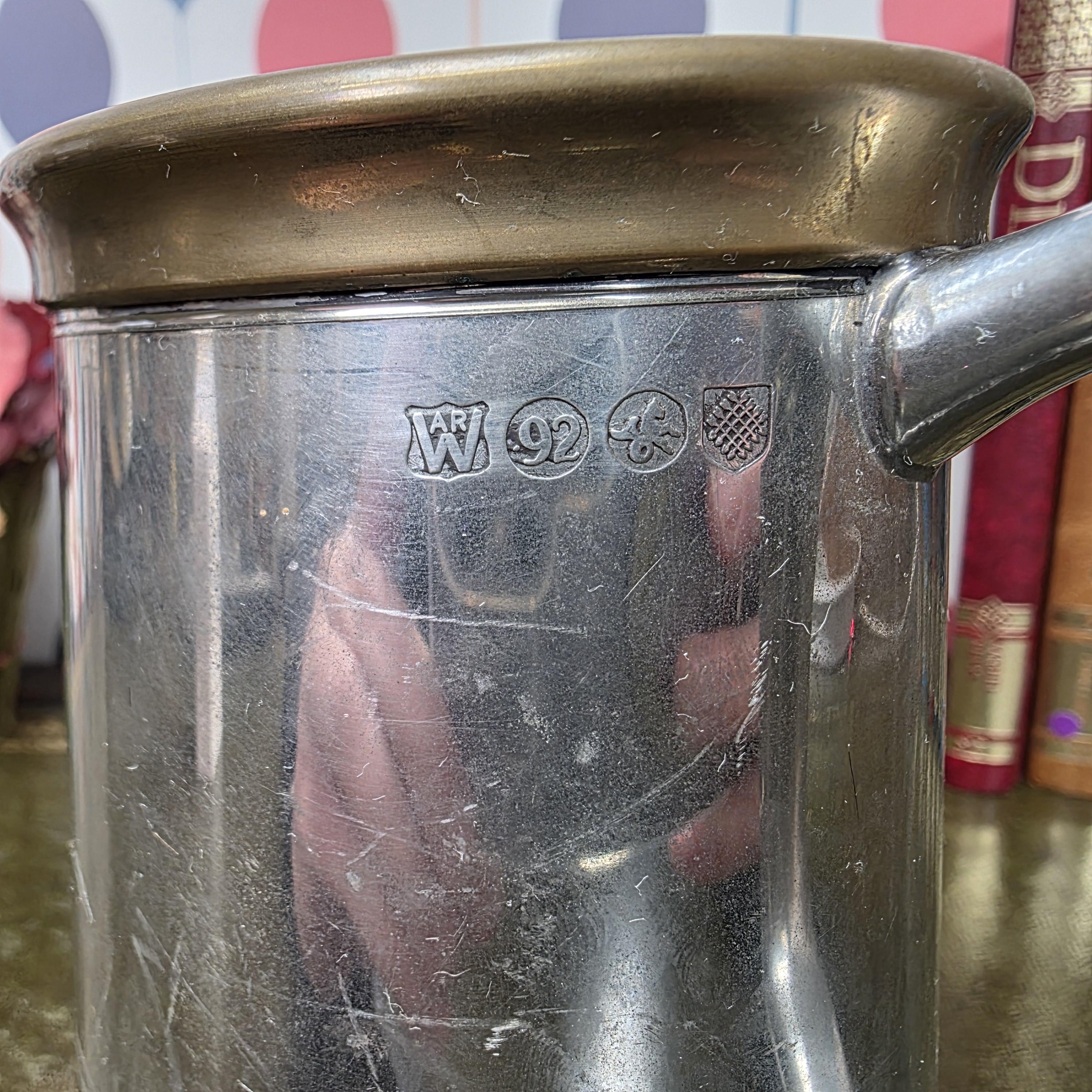 Vintage English Pewter Tankard Mug Engraved Still Sporty At Forty 2002 Gift Barware Collectible