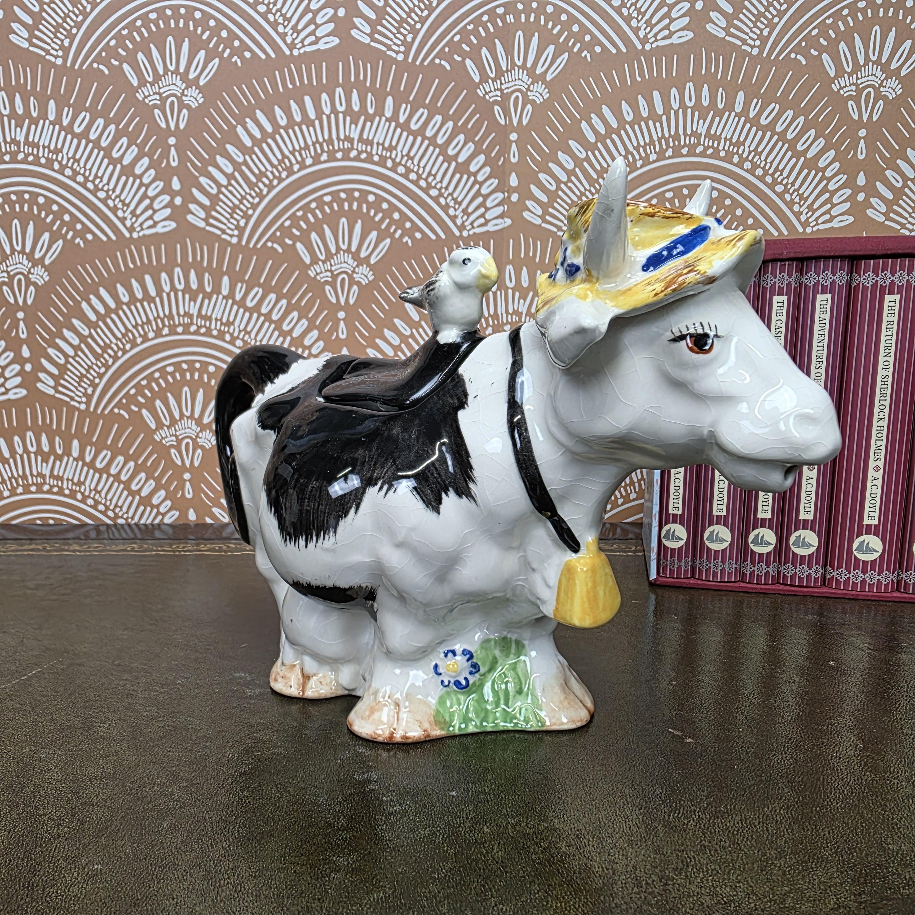 Price Kensington Cow Teapot Vintage English Ceramic Novelty Farmhouse Teapot Collectors Kitchen Decor