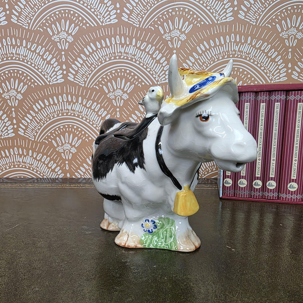 Price Kensington Cow Teapot Vintage English Ceramic Novelty Farmhouse Teapot Collectors Kitchen Decor