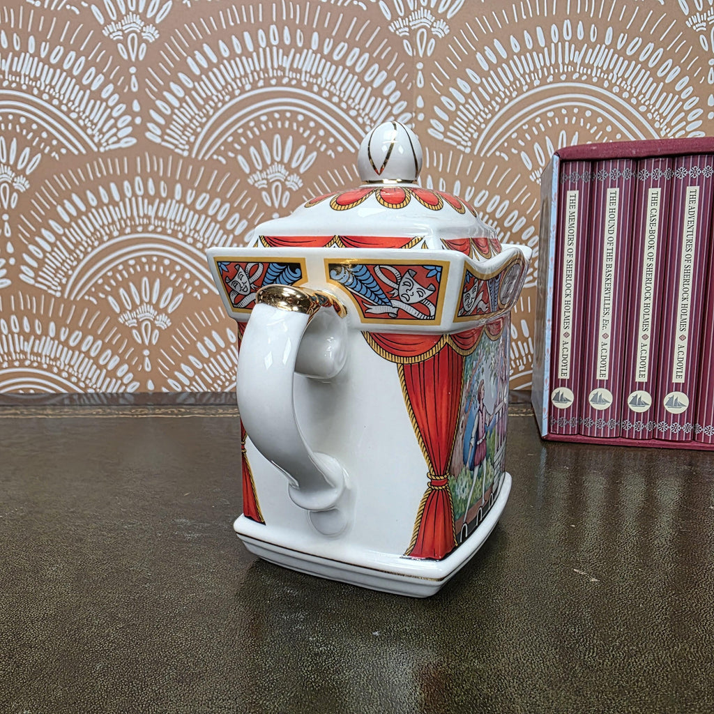 Sadler Romeo Juliet Teapot Vintage Shakespeare Staffordshire England Ceramic Literary Collectible Teapot