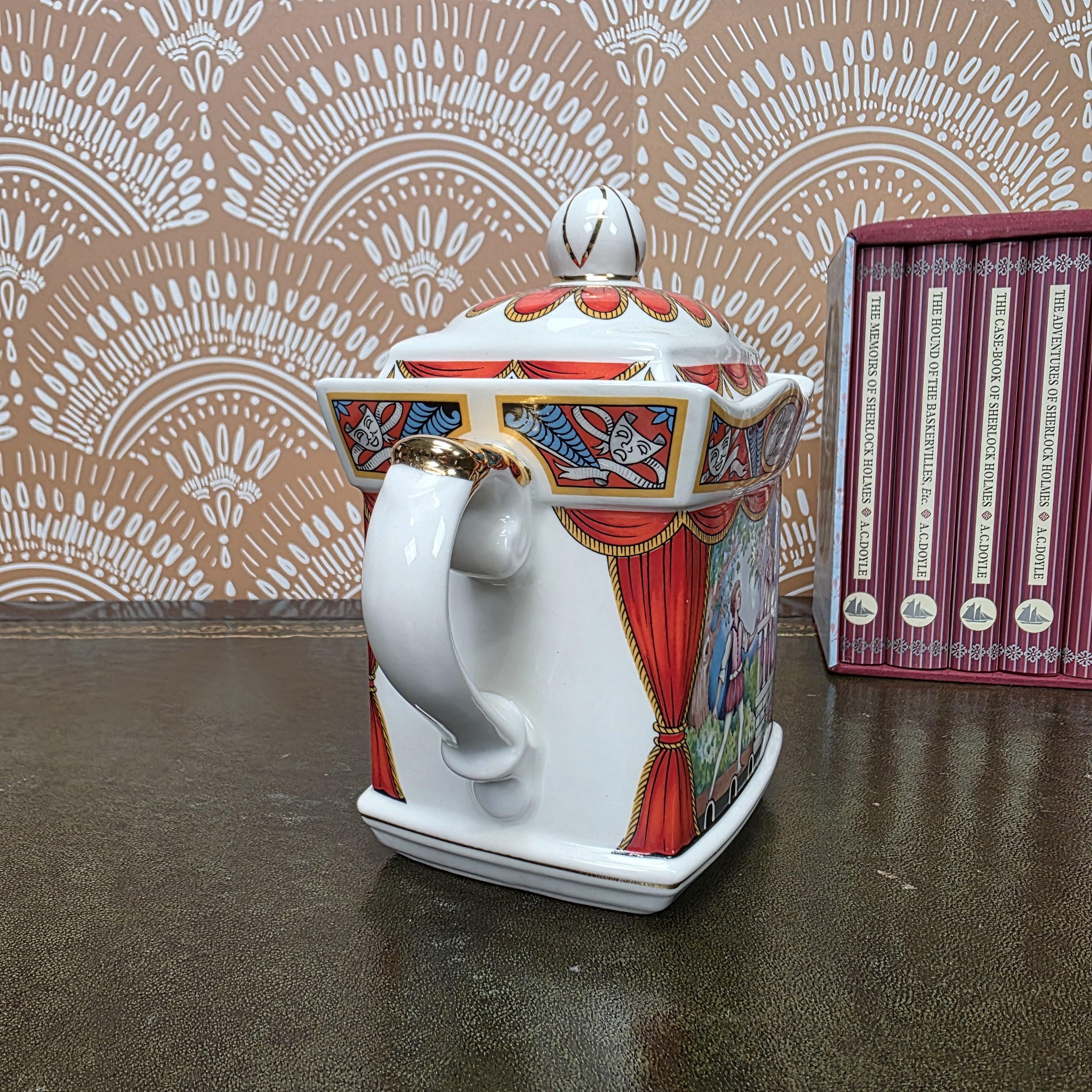 Sadler Romeo Juliet Teapot Vintage Shakespeare Staffordshire England Ceramic Literary Collectible Teapot